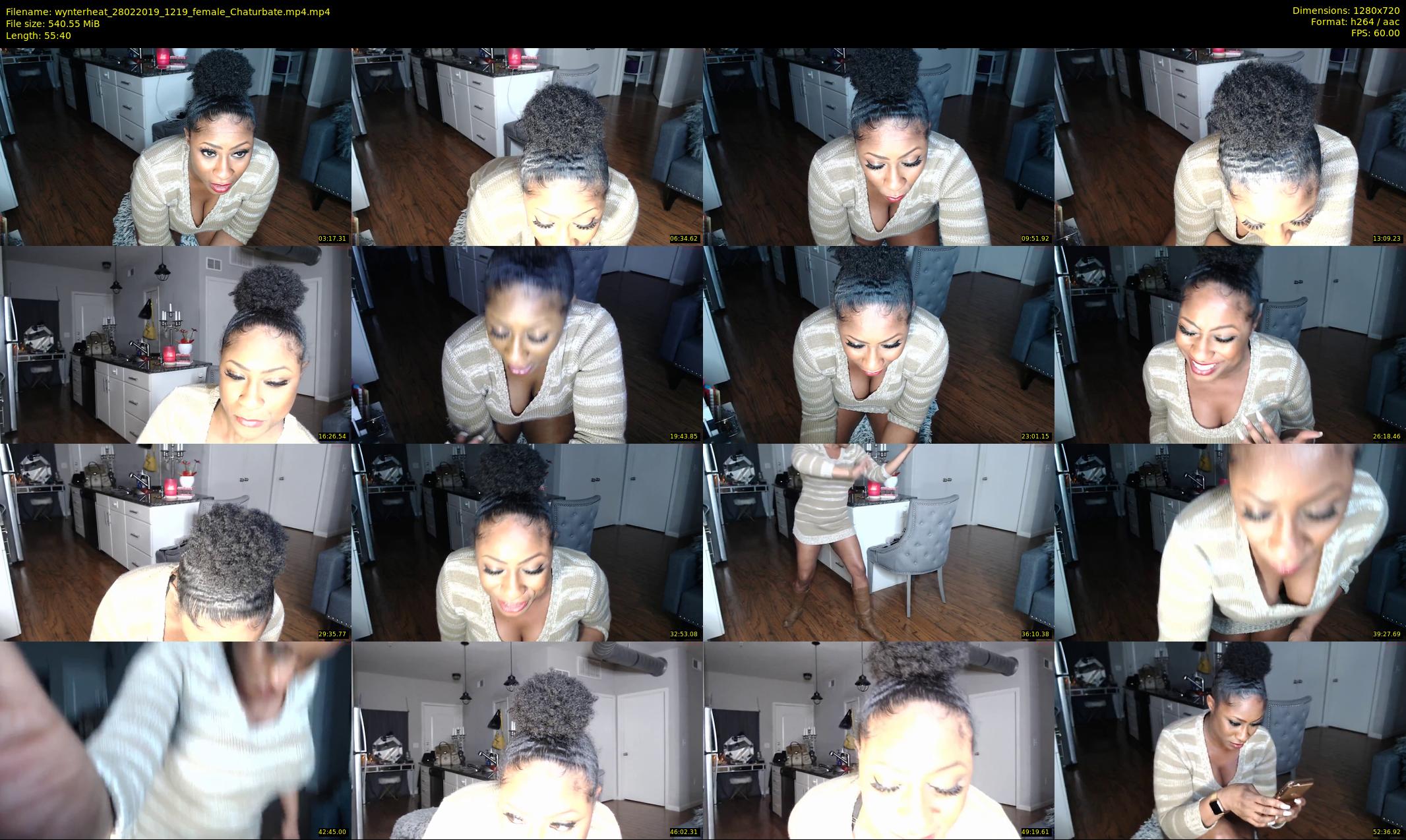 wynterheat — 56 minute Chaturbate female cam show recording, 720p, Feb 28, 2019