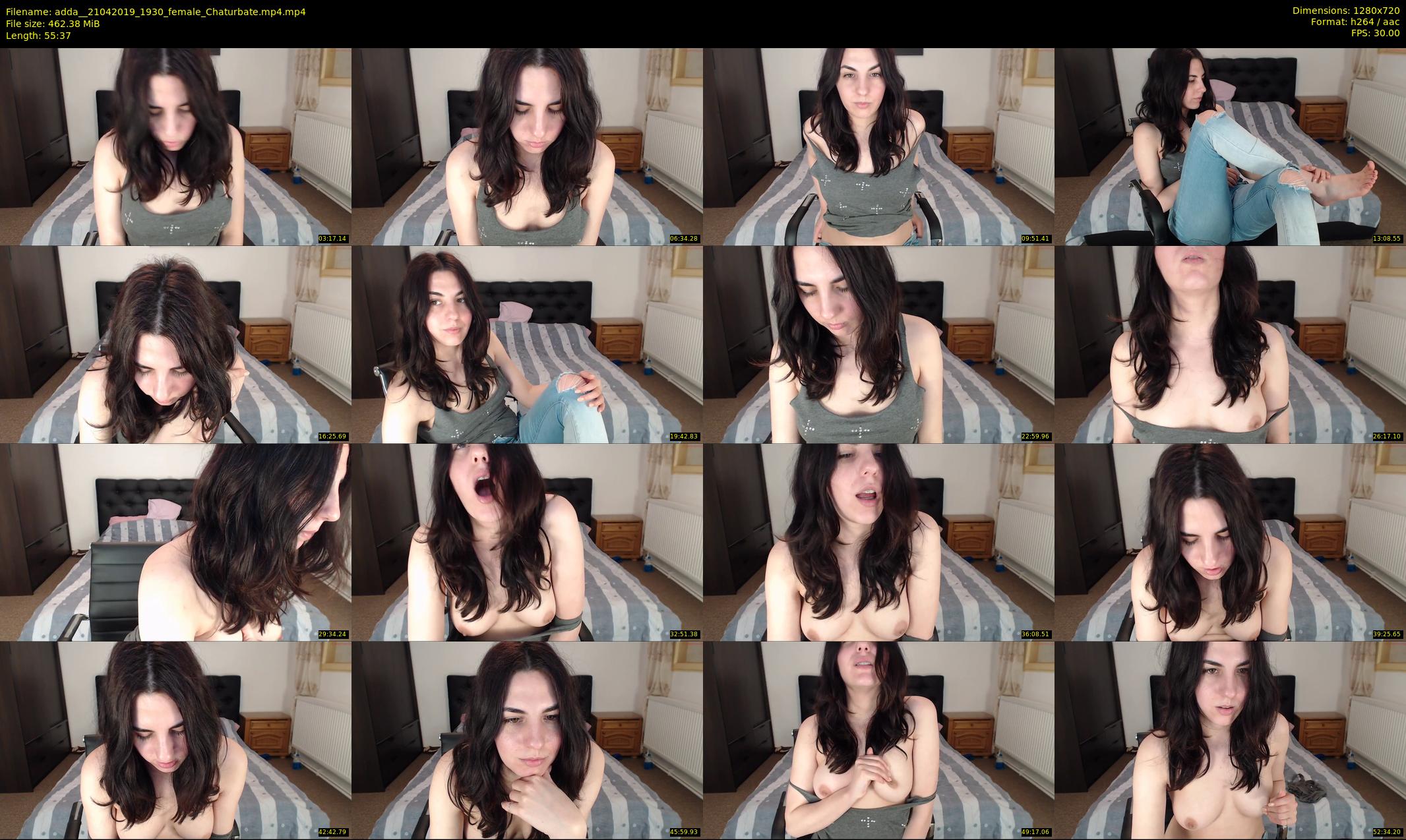 adda_ — 56 minute Chaturbate female cam show recording, 720p, Apr 21, 2019