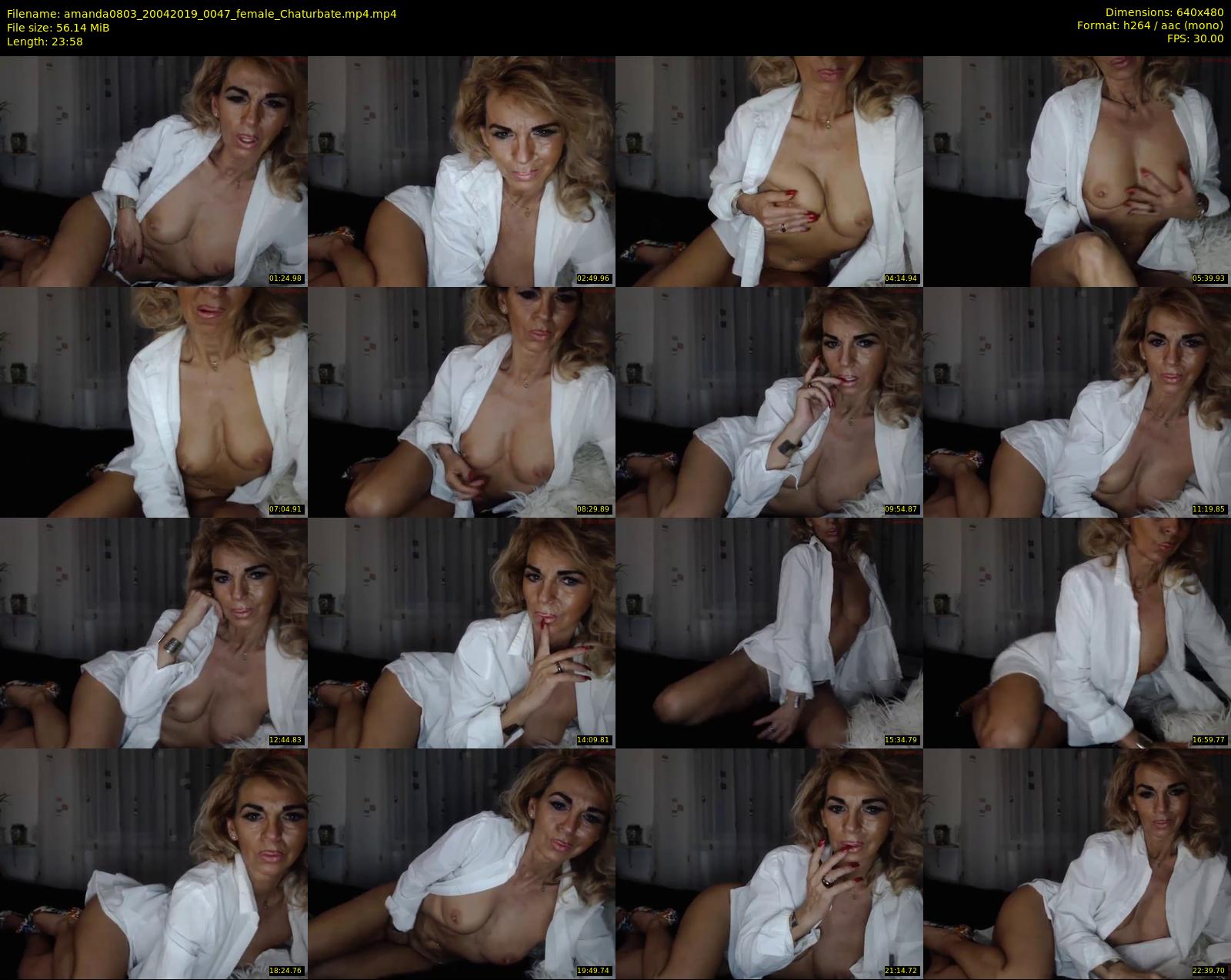 amanda0803 — 24 minute Chaturbate female cam show recording, 480p, Apr 20, 2019