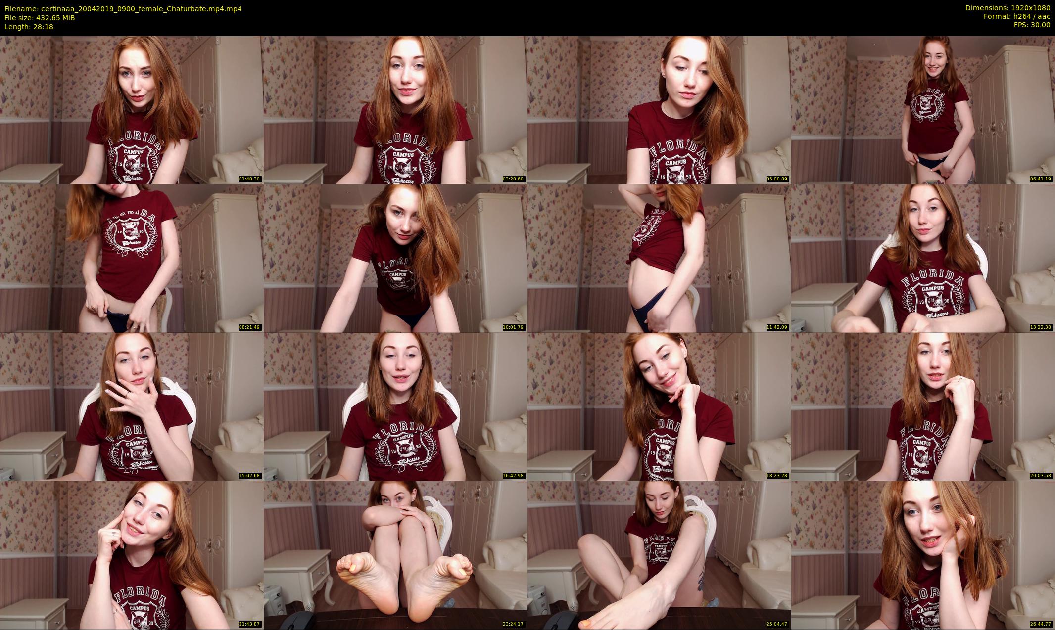 certinaaa — 29 minute Chaturbate female cam show recording, 1080p, Apr 20, 2019