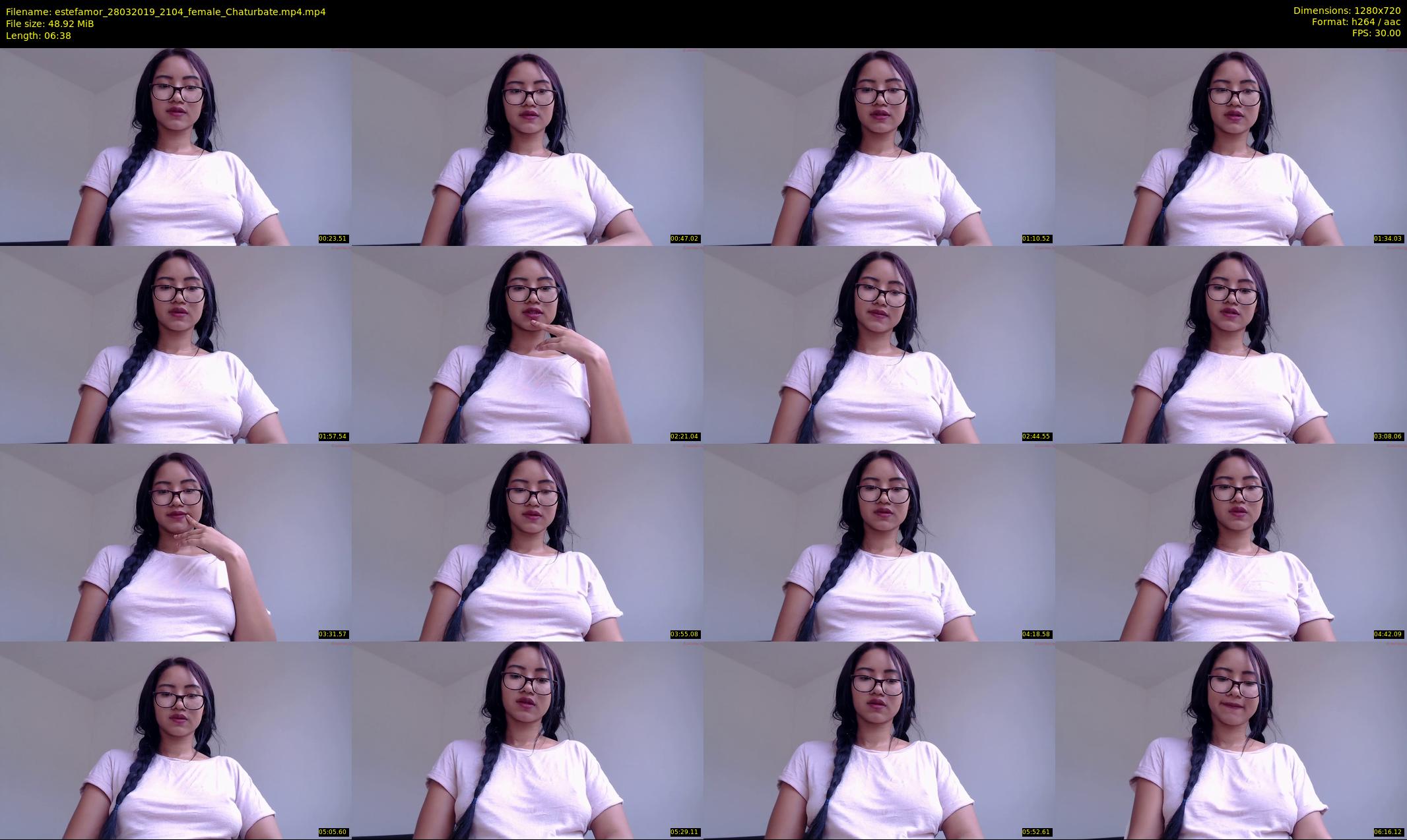 estefamor — 7 minute Chaturbate female cam show recording, 720p, Mar 28, 2019