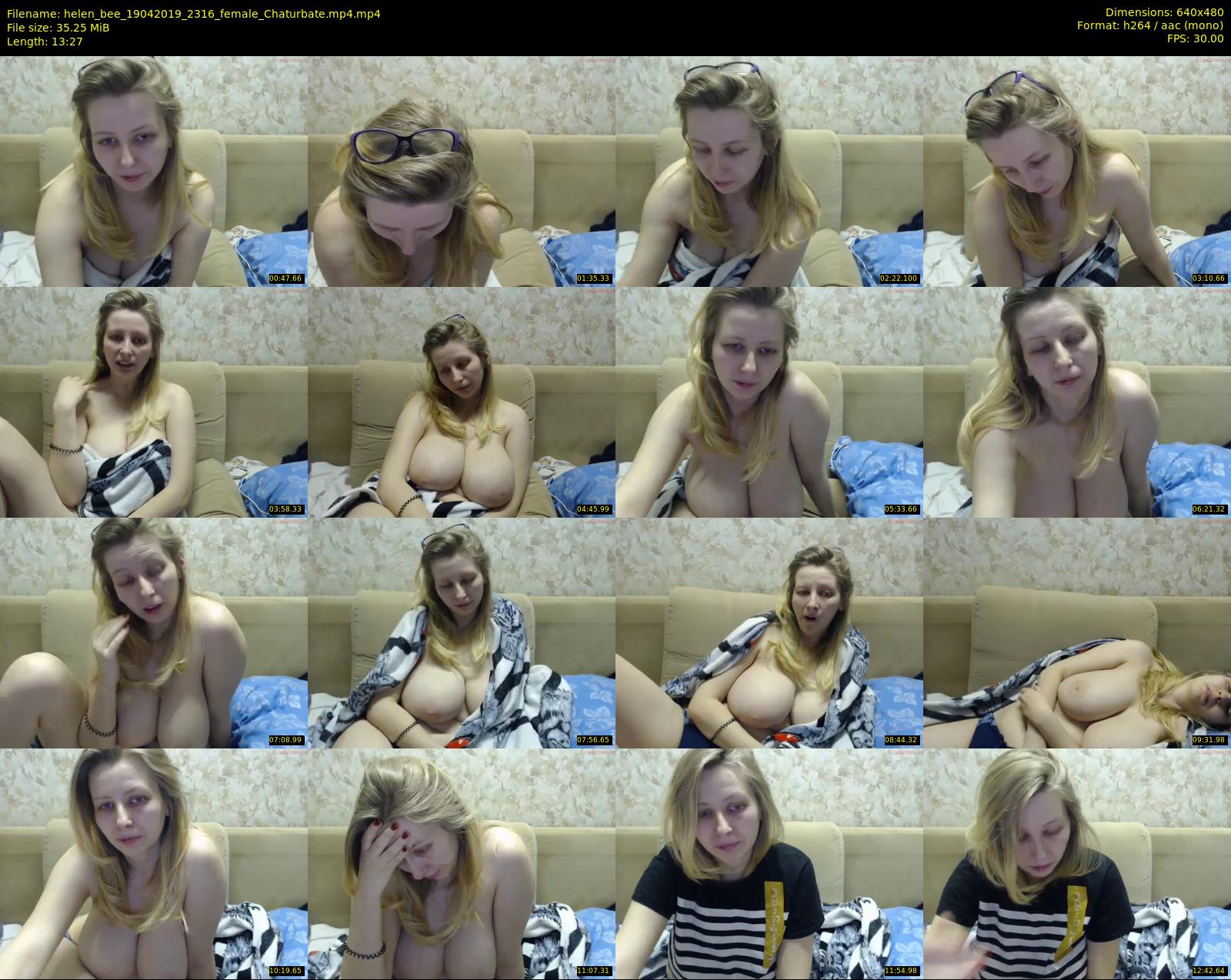 helen_bee — 14 minute Chaturbate female cam show recording, 480p, Apr 19, 2019