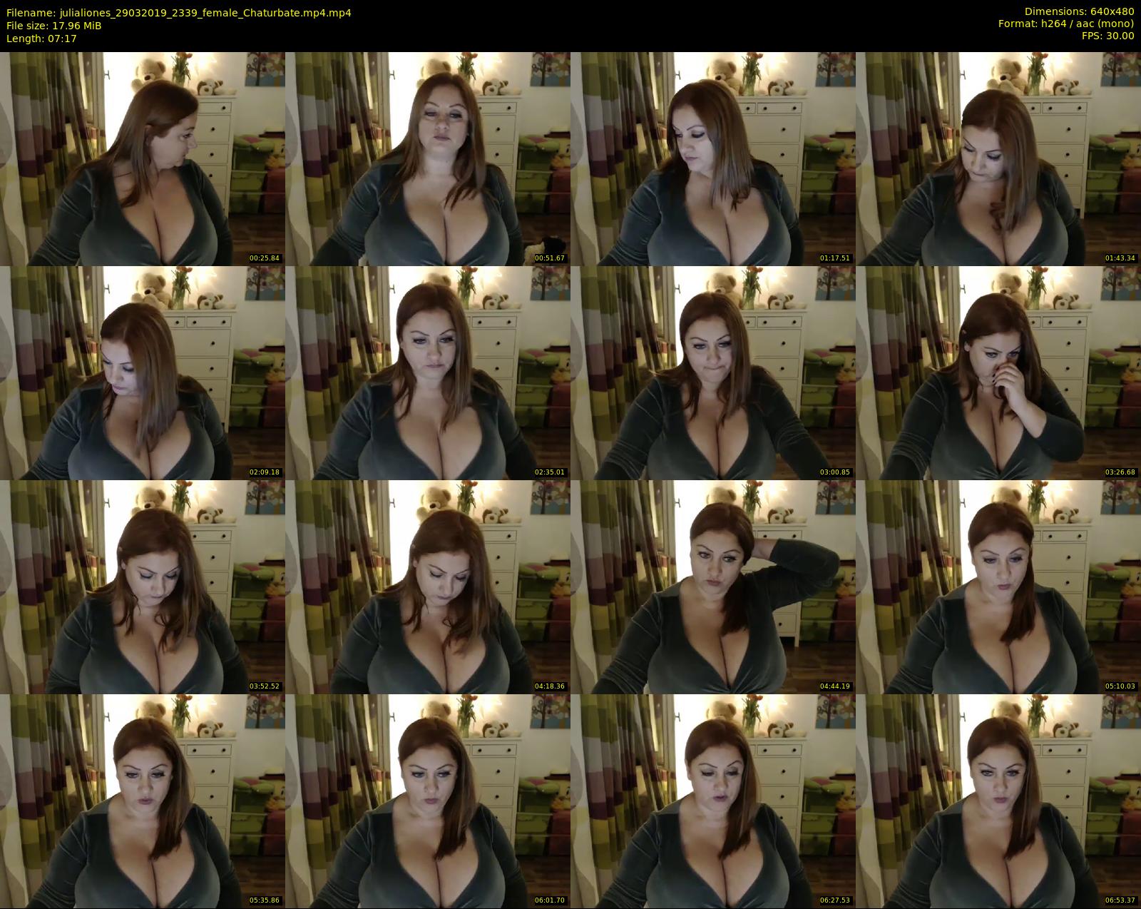 julialiones — 8 minute Chaturbate female cam show recording, 480p, Mar 29, 2019