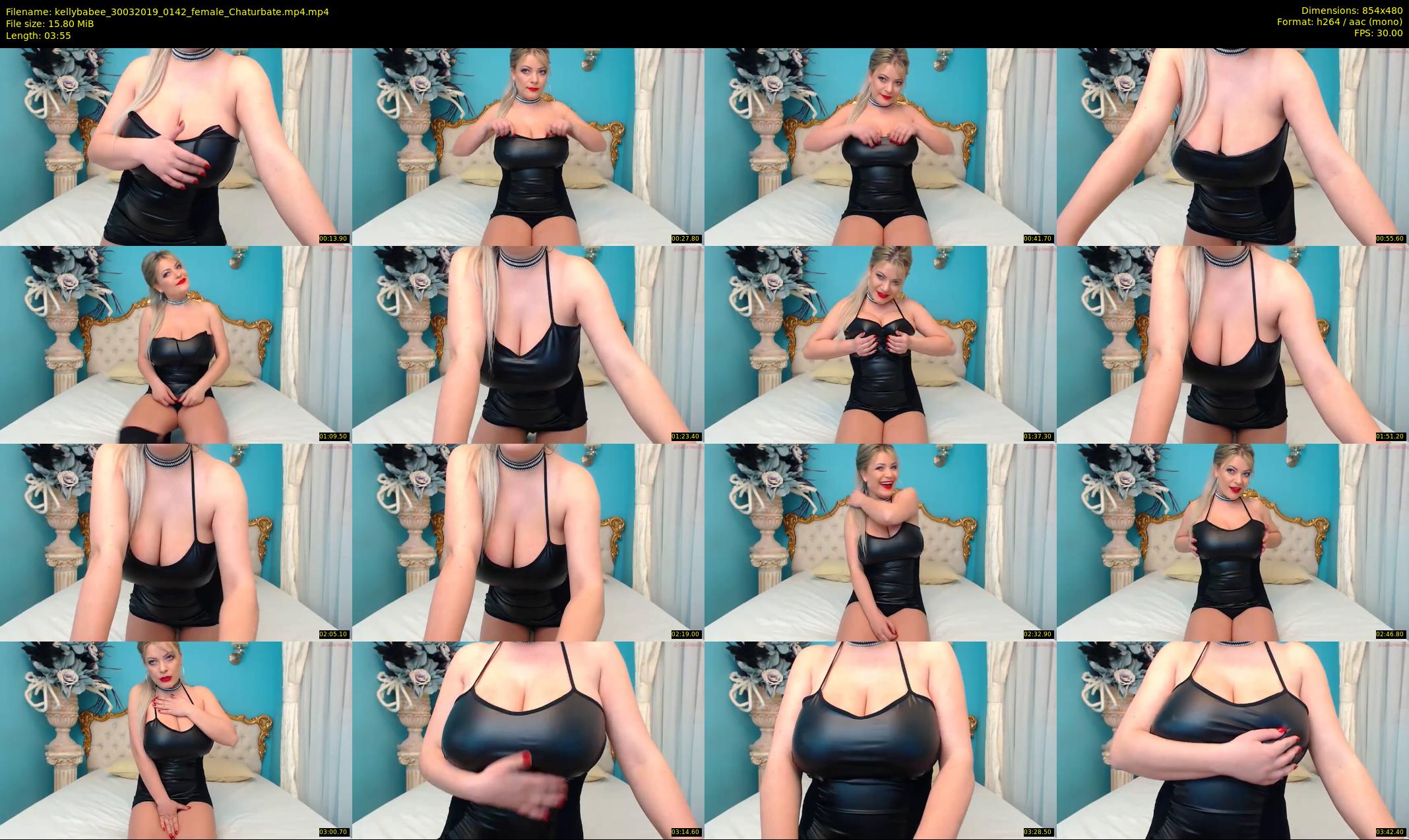 kellybabee — 4 minute Chaturbate female cam show recording, 480p, Mar 30, 2019