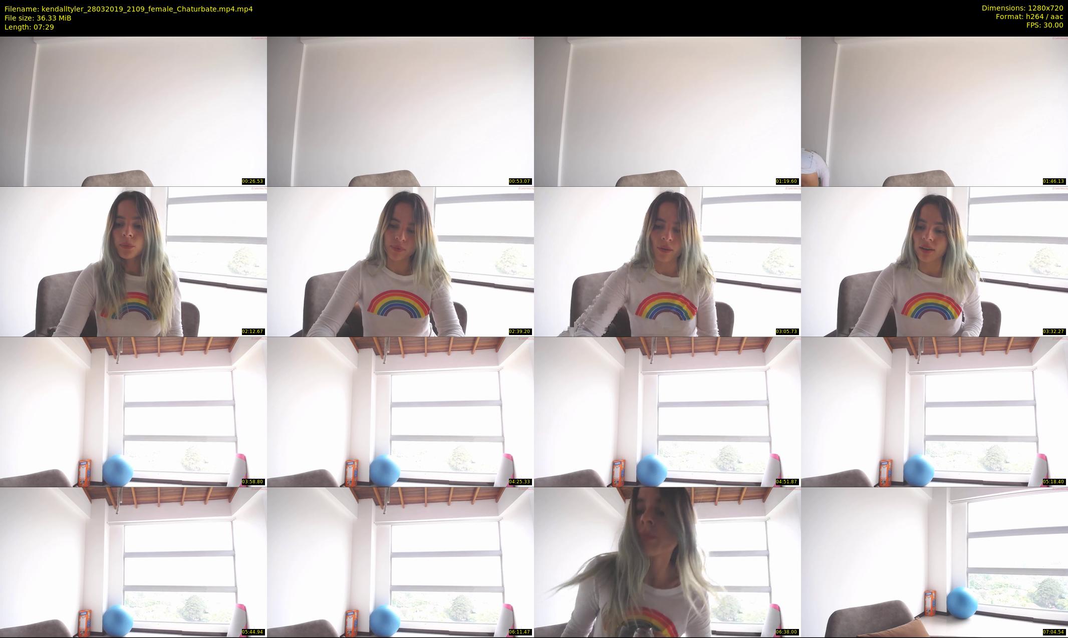 kendalltyler — 8 minute Chaturbate female cam show recording, 720p, Mar 28, 2019