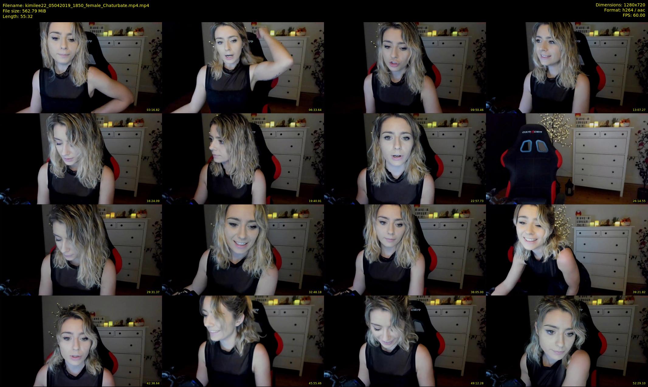 kimilee22 — 56 minute Chaturbate female cam show recording, 720p, Apr 5, 2019