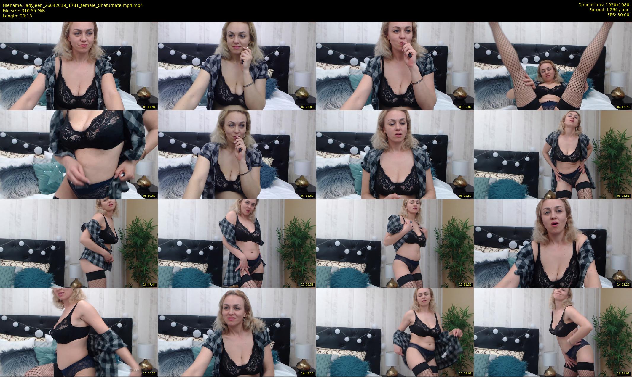 ladyjeen — 21 minute Chaturbate female cam show recording, 1080p, Apr 26, 2019
