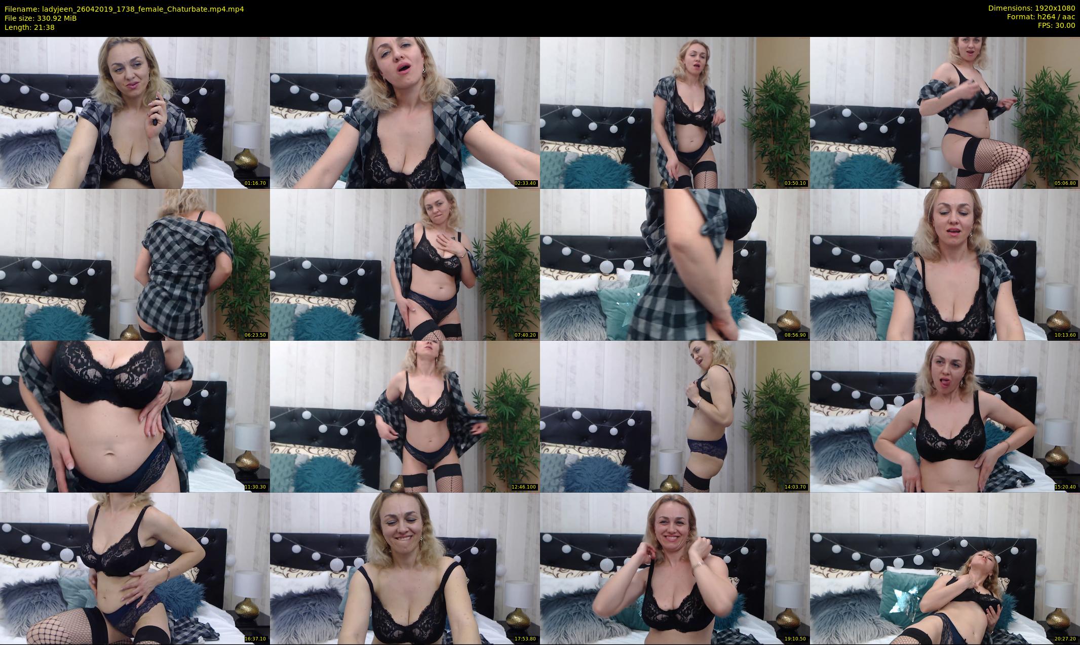 ladyjeen — 22 minute Chaturbate female cam show recording, 1080p, Apr 26, 2019
