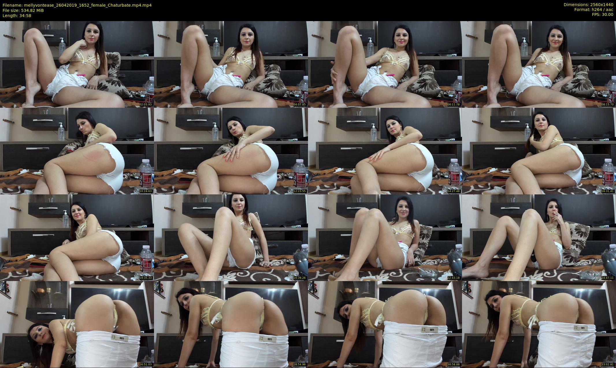 mellyvontease — 35 minute Chaturbate female cam show recording, 1080p, Apr 26, 2019
