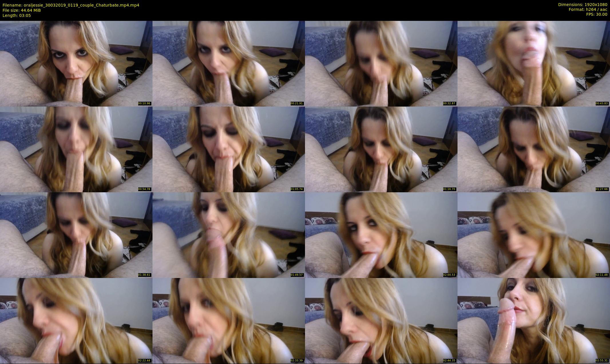 oraljessie — 4 minute Chaturbate couple cam show recording, 1080p, Mar 30, 2019