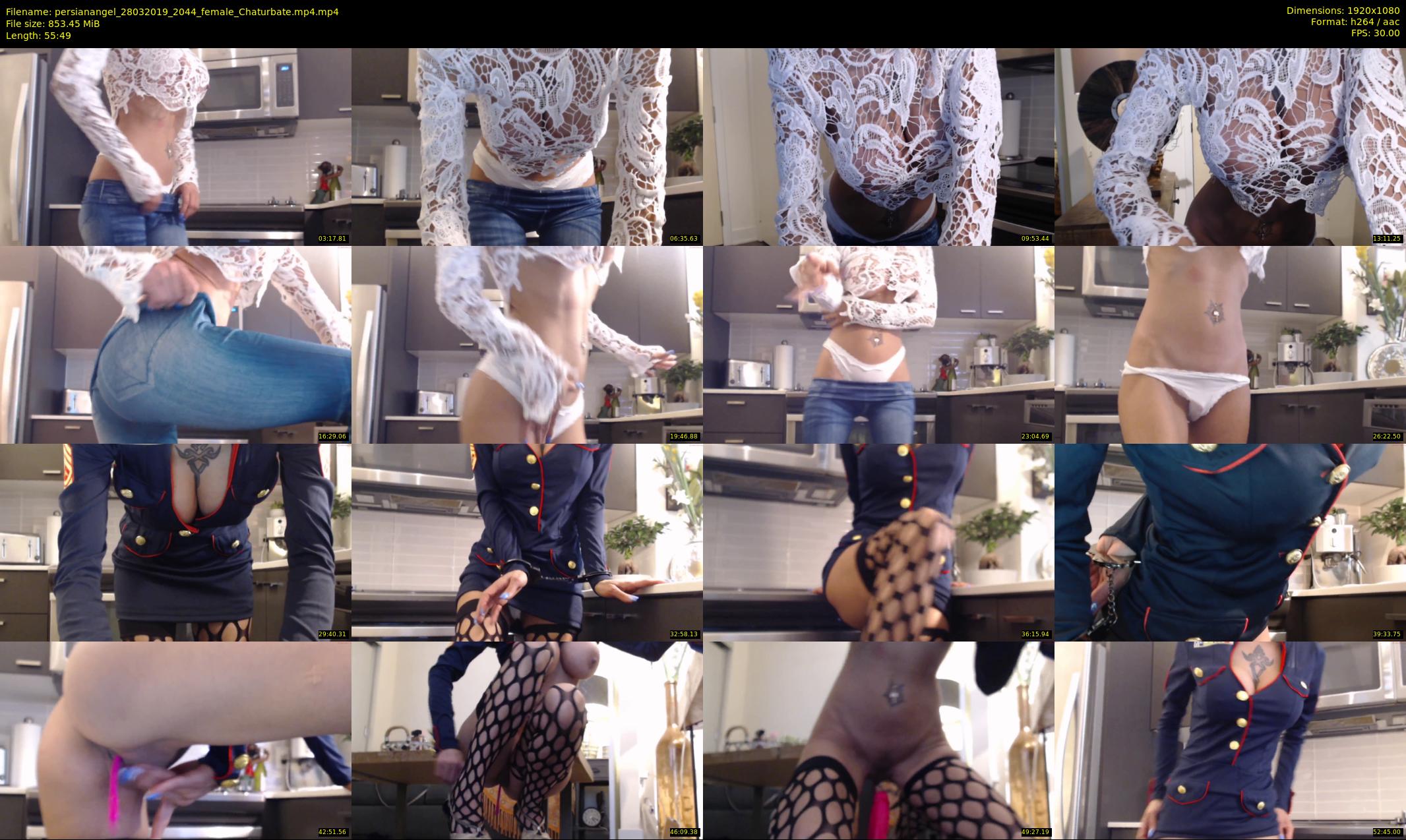 persianangel — 56 minute Chaturbate female cam show recording, 1080p, Mar 28, 2019