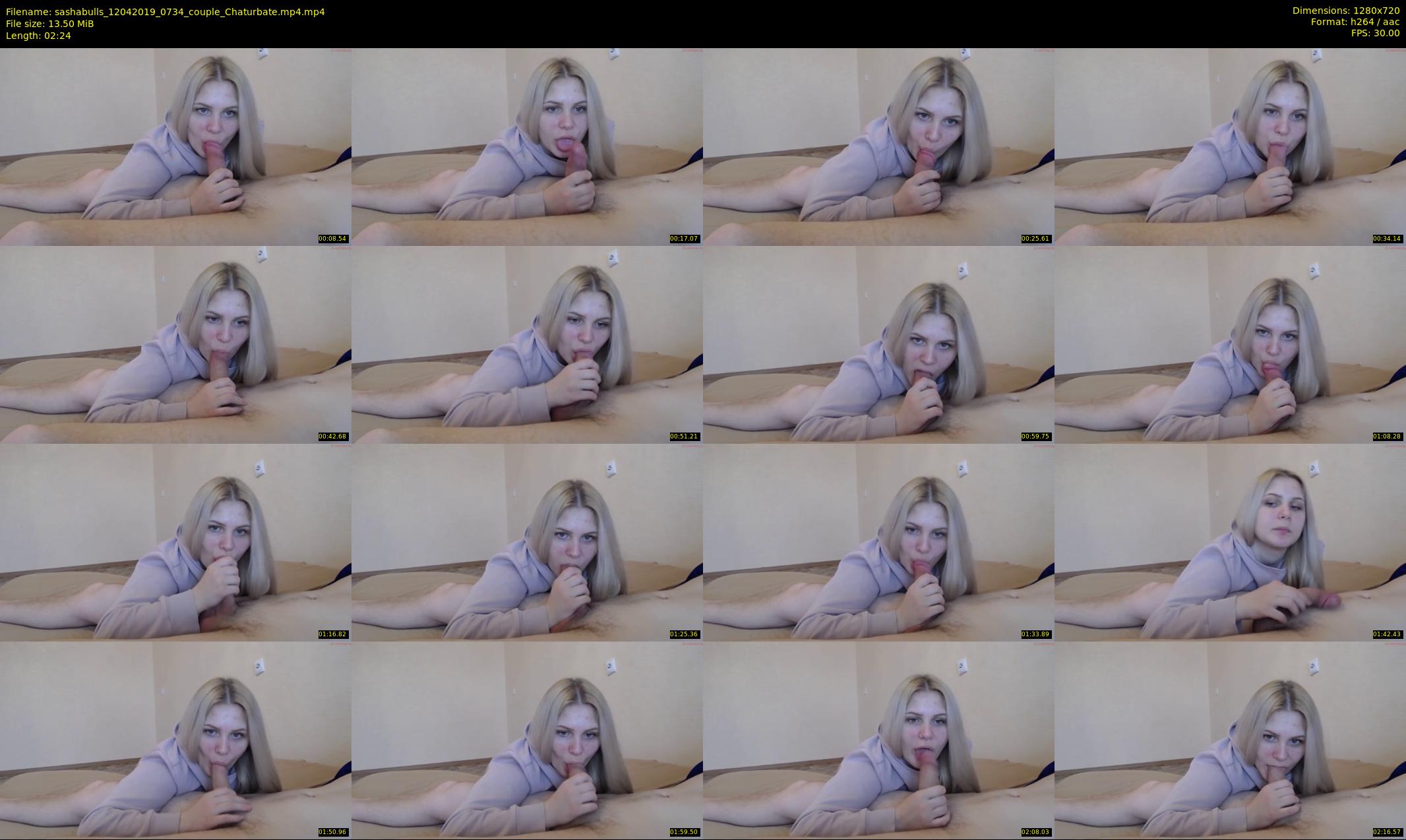 sashabulls — 3 minute Chaturbate couple cam show recording, 720p, Apr 12, 2019