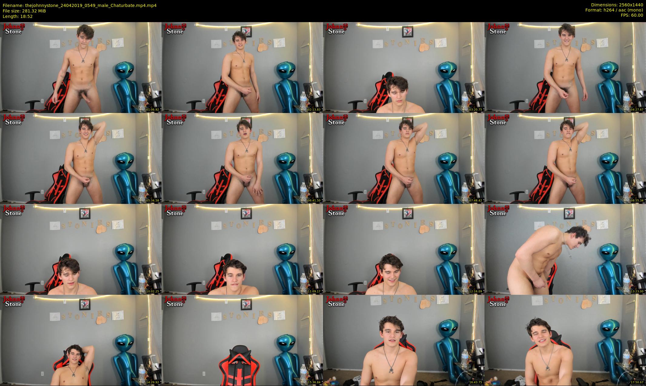 thejohnnystone — 19 minute Chaturbate male cam show recording, 1080p, Apr 24, 2019