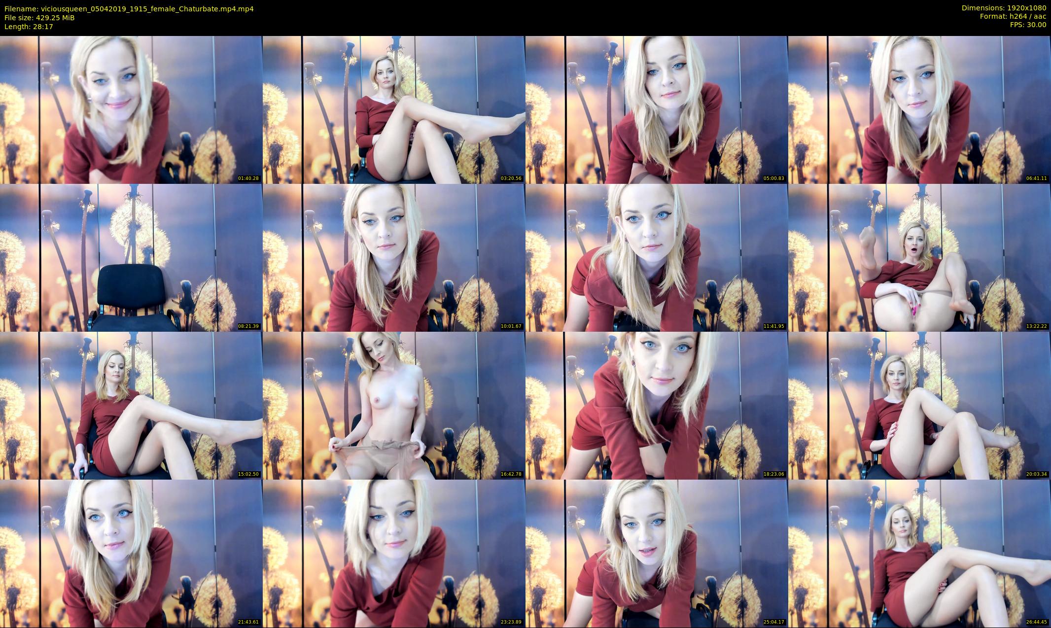 viciousqueen — 29 minute Chaturbate female cam show recording, 1080p, Apr 5, 2019