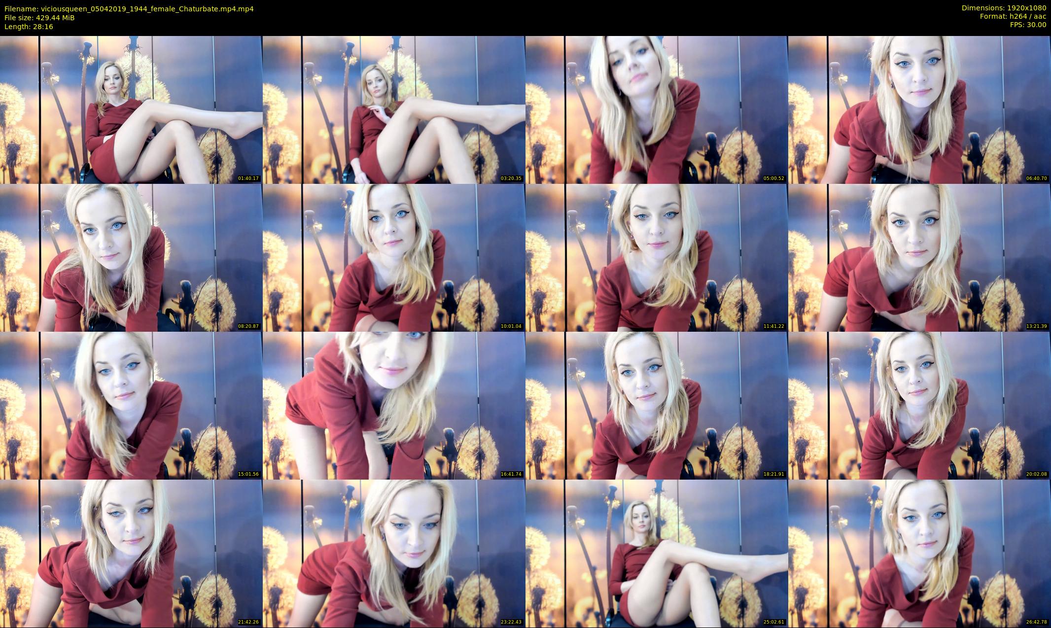 viciousqueen — 29 minute Chaturbate female cam show recording, 1080p, Apr 5, 2019