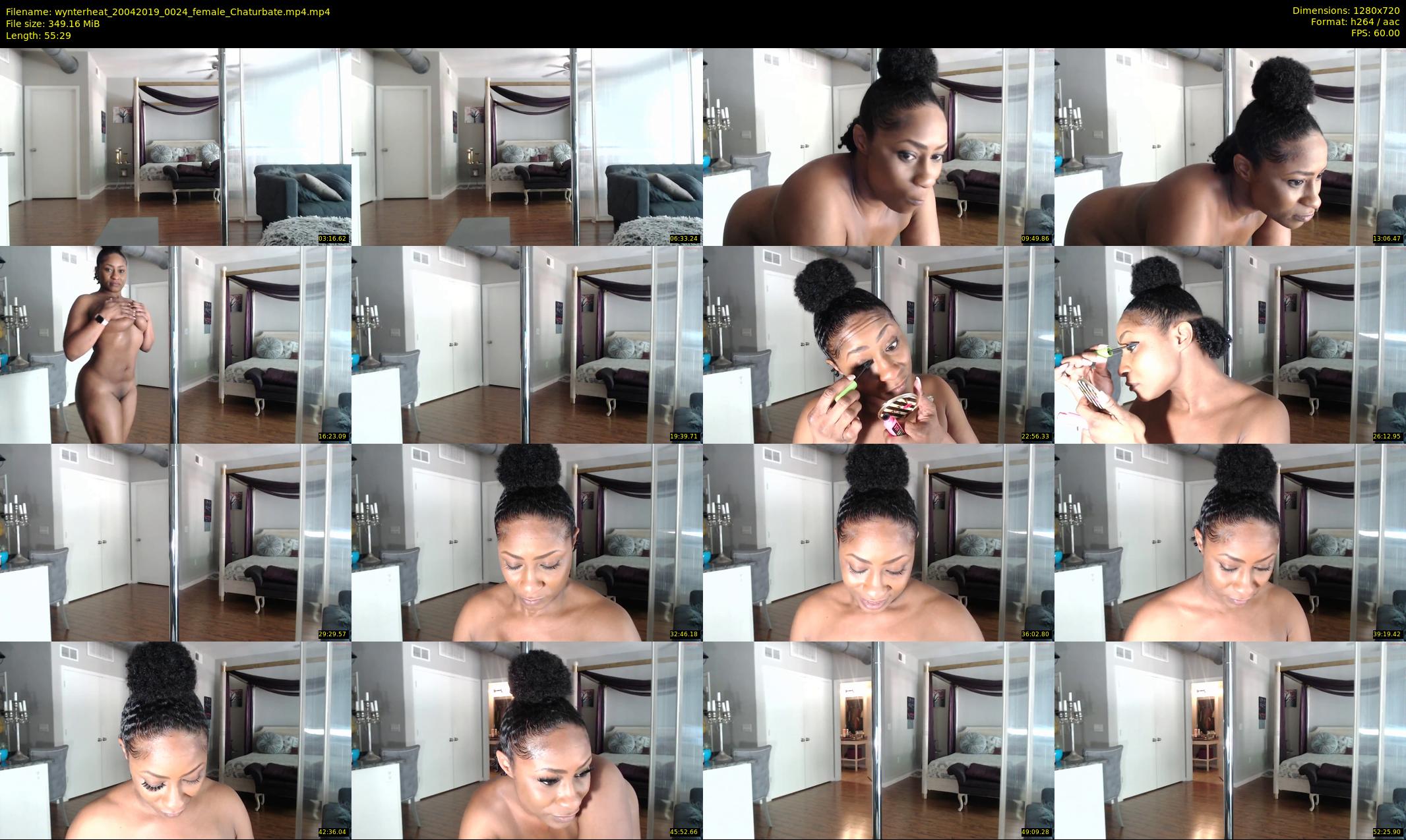 wynterheat — 56 minute Chaturbate female cam show recording, 720p, Apr 20, 2019
