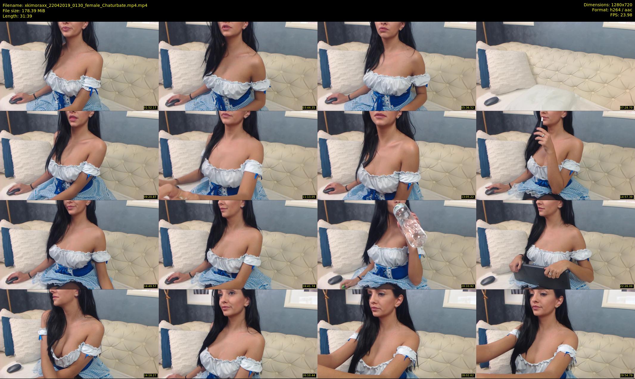 xkimoraxx — 32 minute Chaturbate female cam show recording, 720p, Apr 22, 2019