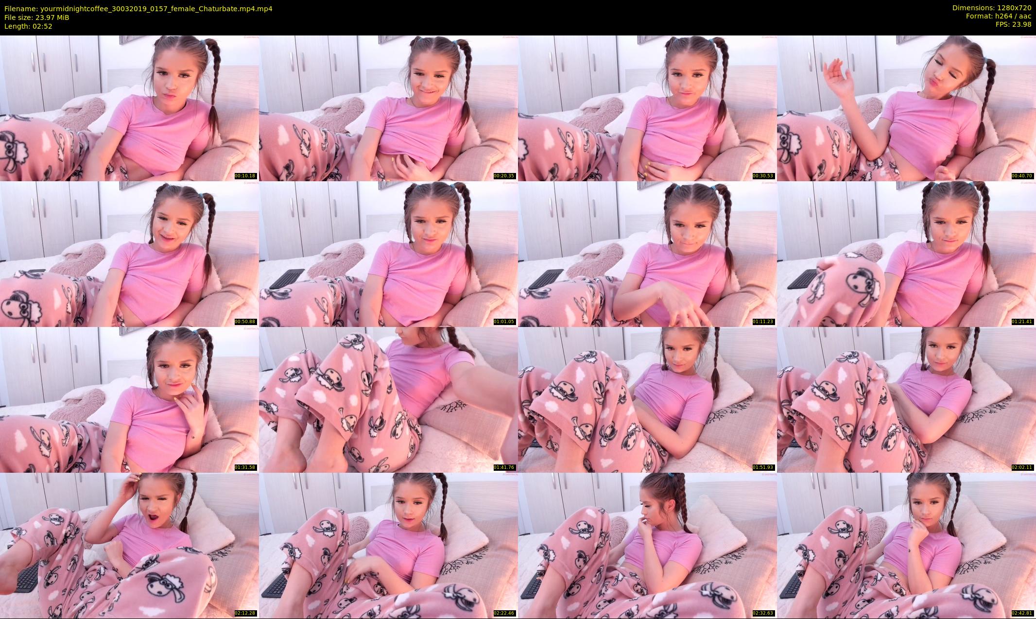 yourmidnightcoffee — 3 minute Chaturbate female cam show recording, 720p, Mar 30, 2019