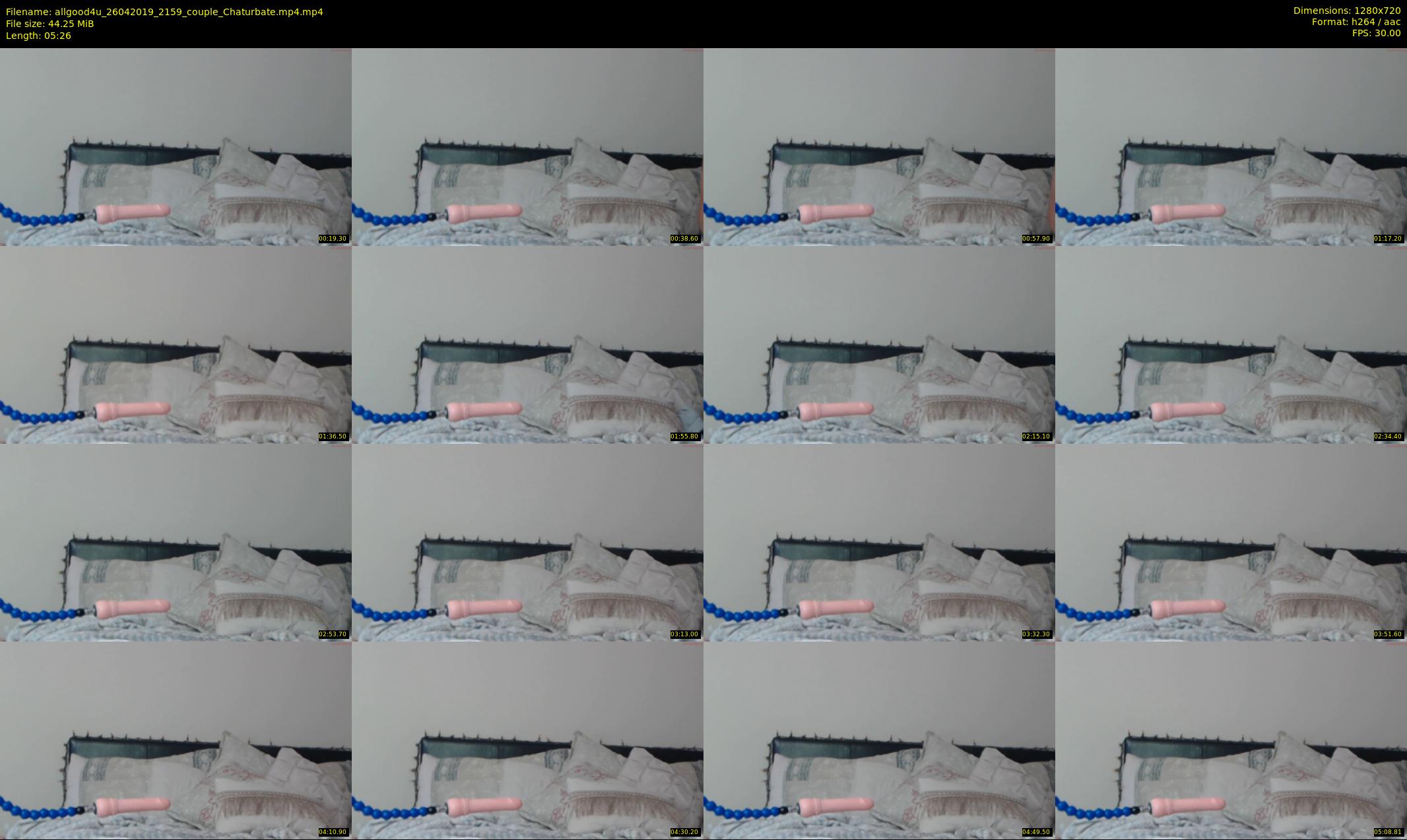 allgood4u — 6 minute Chaturbate couple cam show recording, 720p, Apr 26, 2019