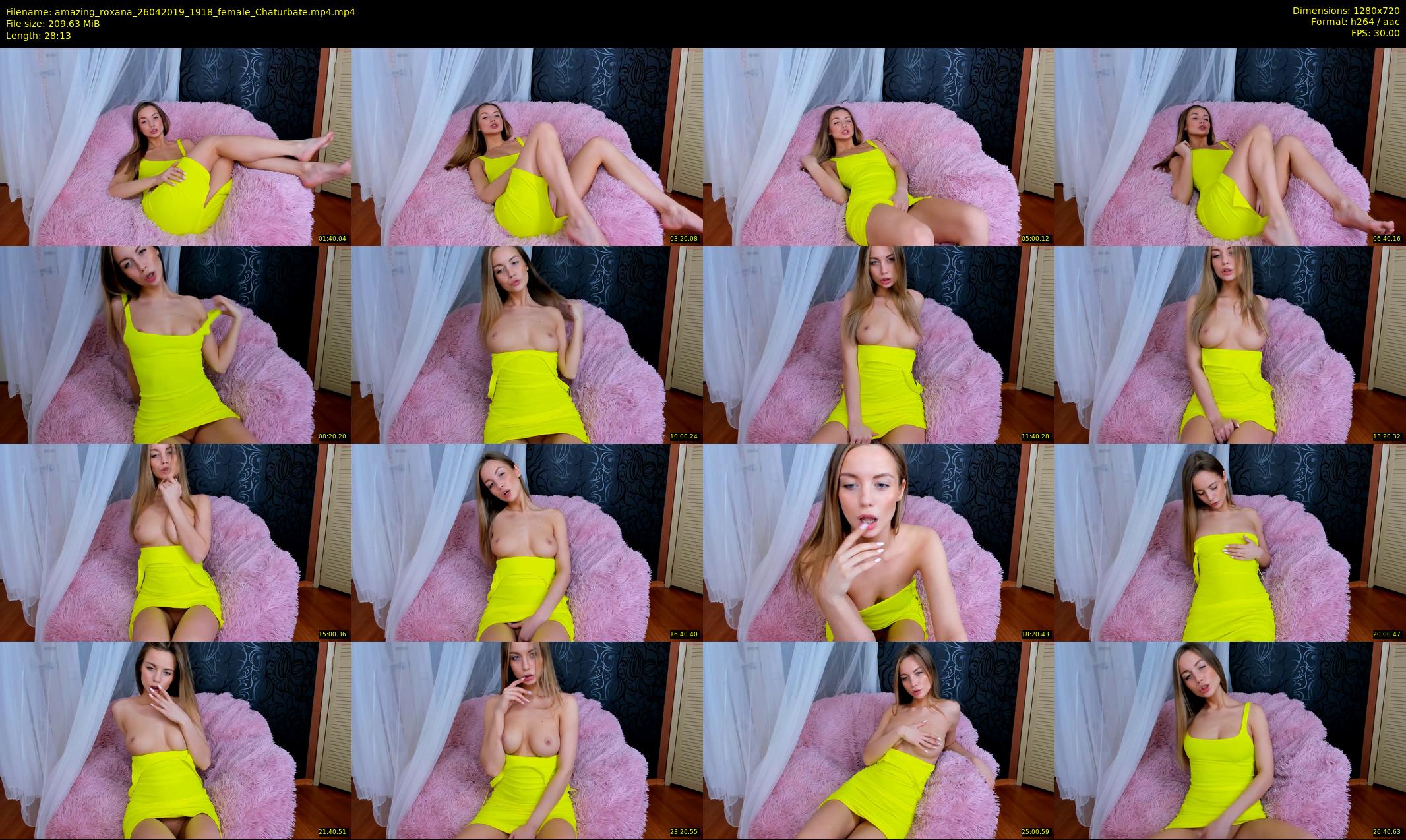 amazing_roxana — 29 minute Chaturbate female cam show recording, 720p, Apr 26, 2019