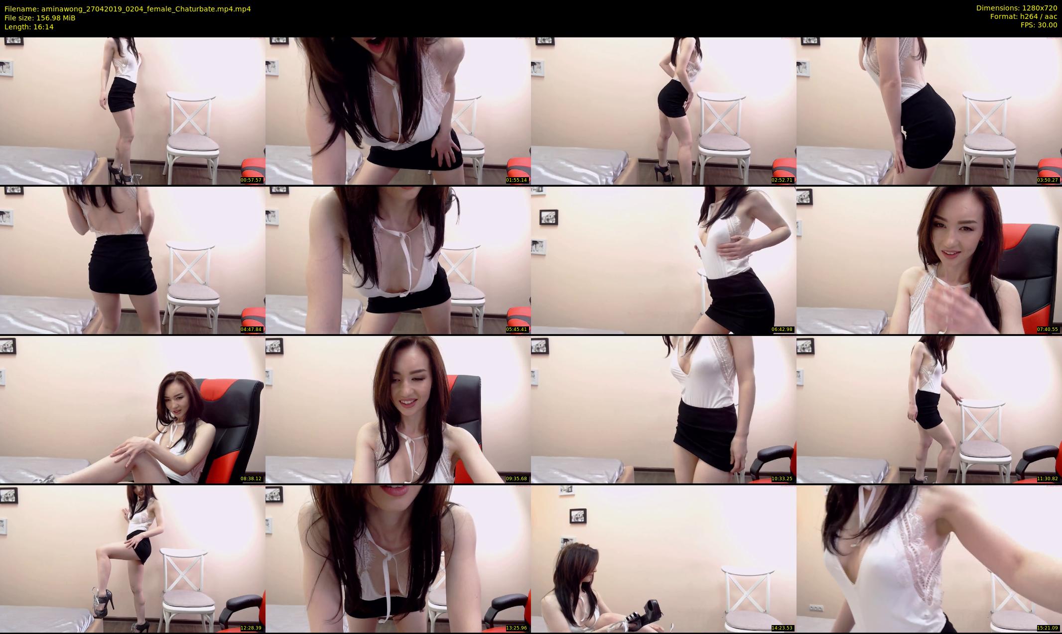 aminawong — 17 minute Chaturbate female cam show recording, 720p, Apr 27, 2019