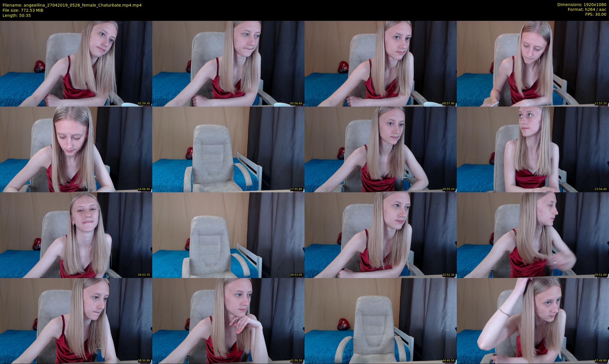 angeellina — 51 minute Chaturbate female cam show recording, 1080p, Apr 27, 2019