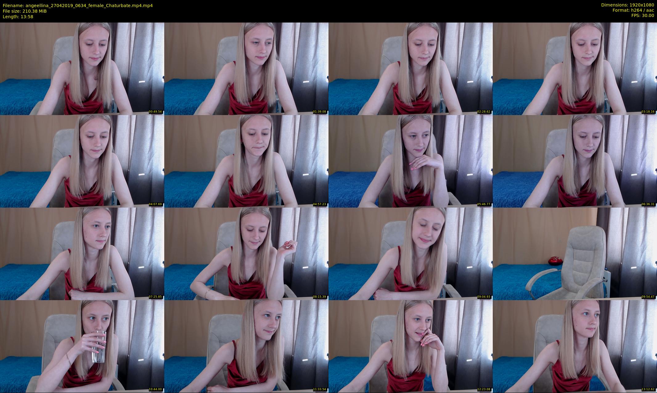 angeellina — 14 minute Chaturbate female cam show recording, 1080p, Apr 27, 2019