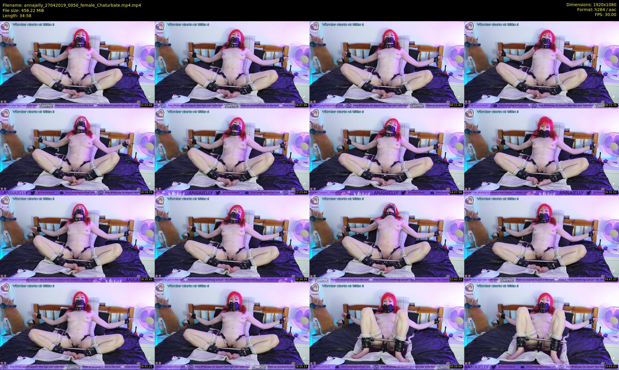 annajelly — 35 minute Chaturbate couple cam show recording, 1080p, Apr 27, 2019