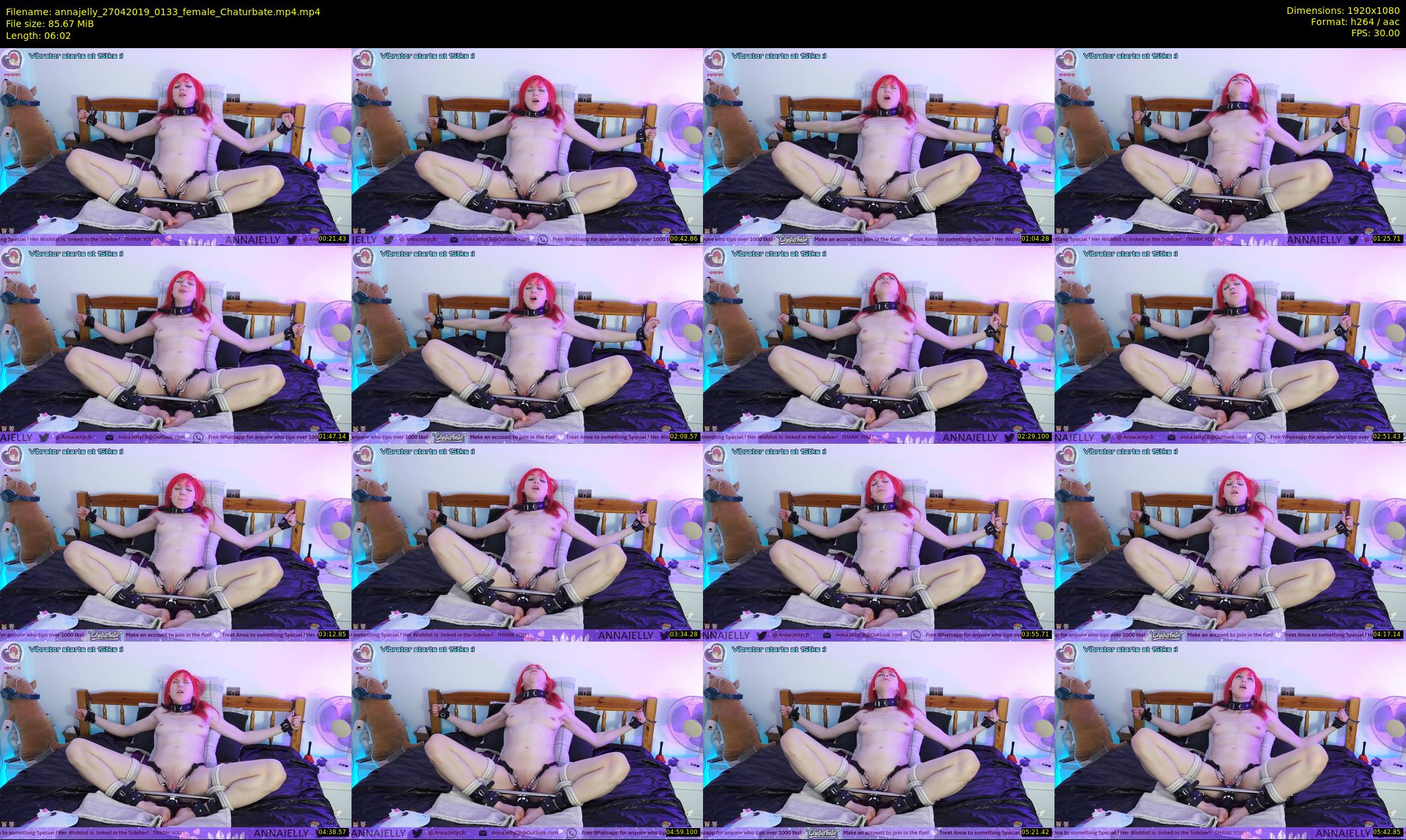 annajelly — 7 minute Chaturbate couple cam show recording, 1080p, Apr 27, 2019
