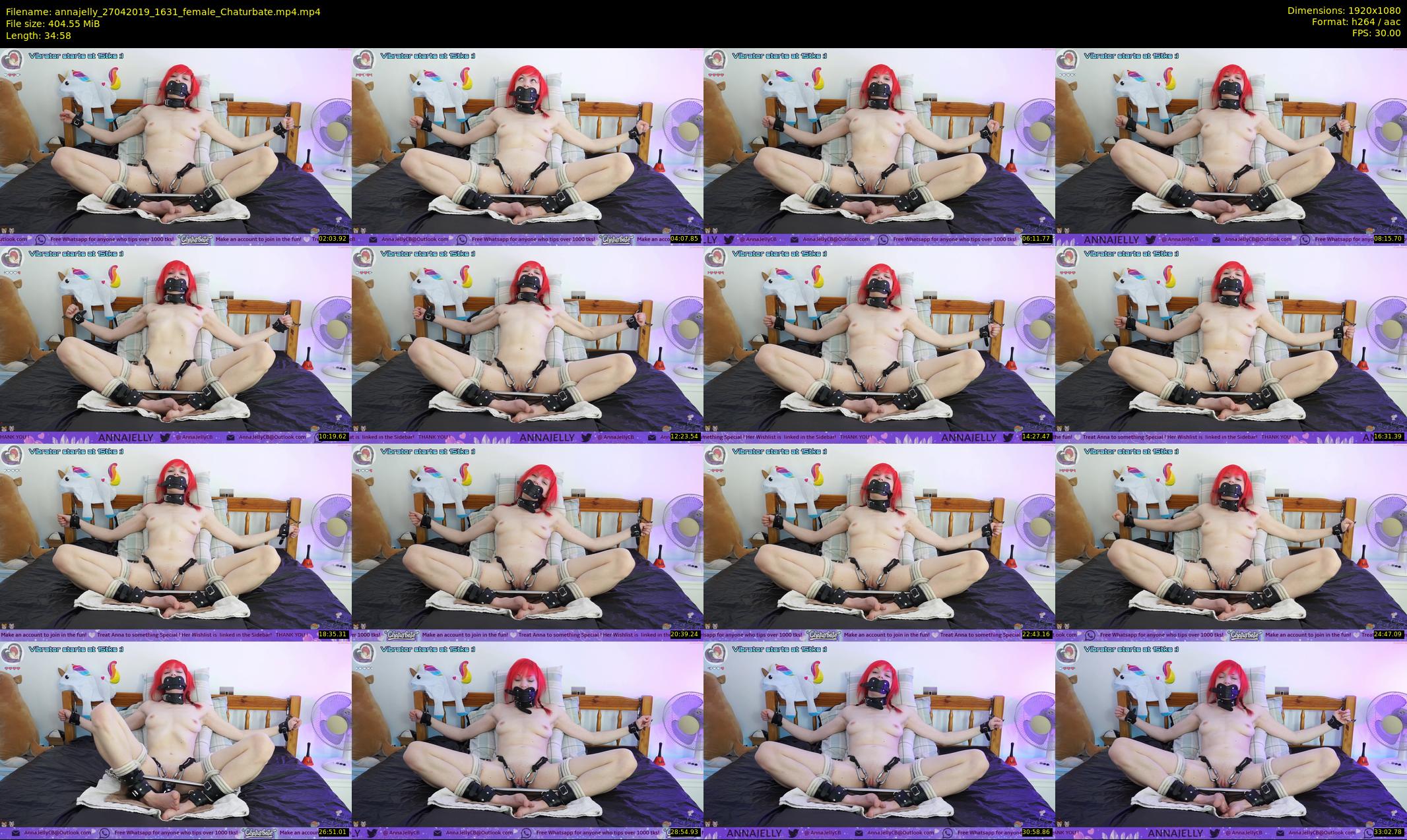 annajelly — 35 minute Chaturbate couple cam show recording, 1080p, Apr 27, 2019