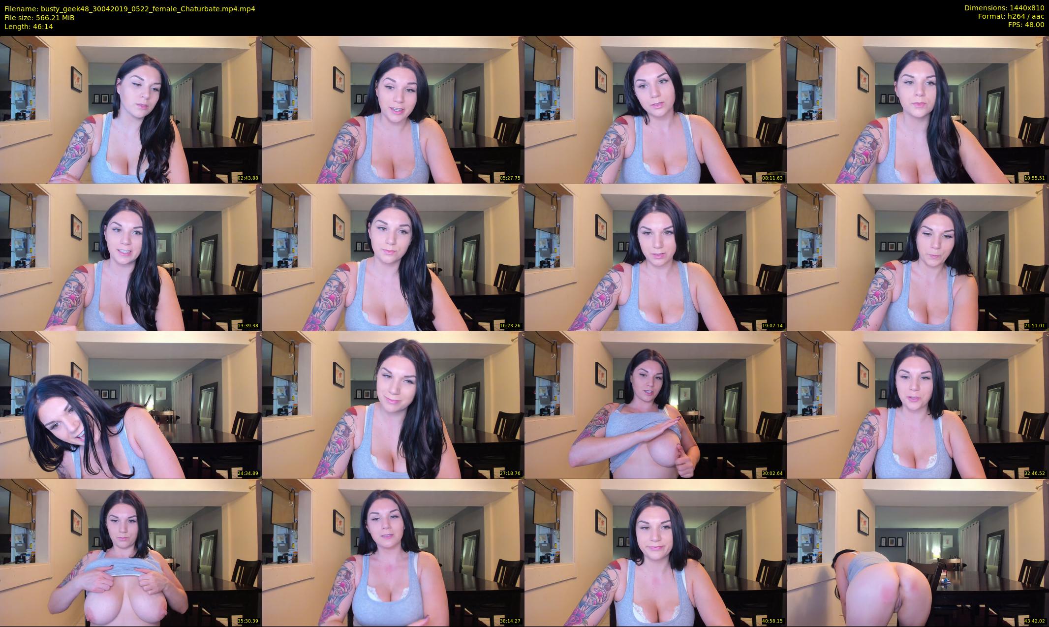busty_geek48 — 47 minute Chaturbate female cam show recording, 720p, Apr 30, 2019