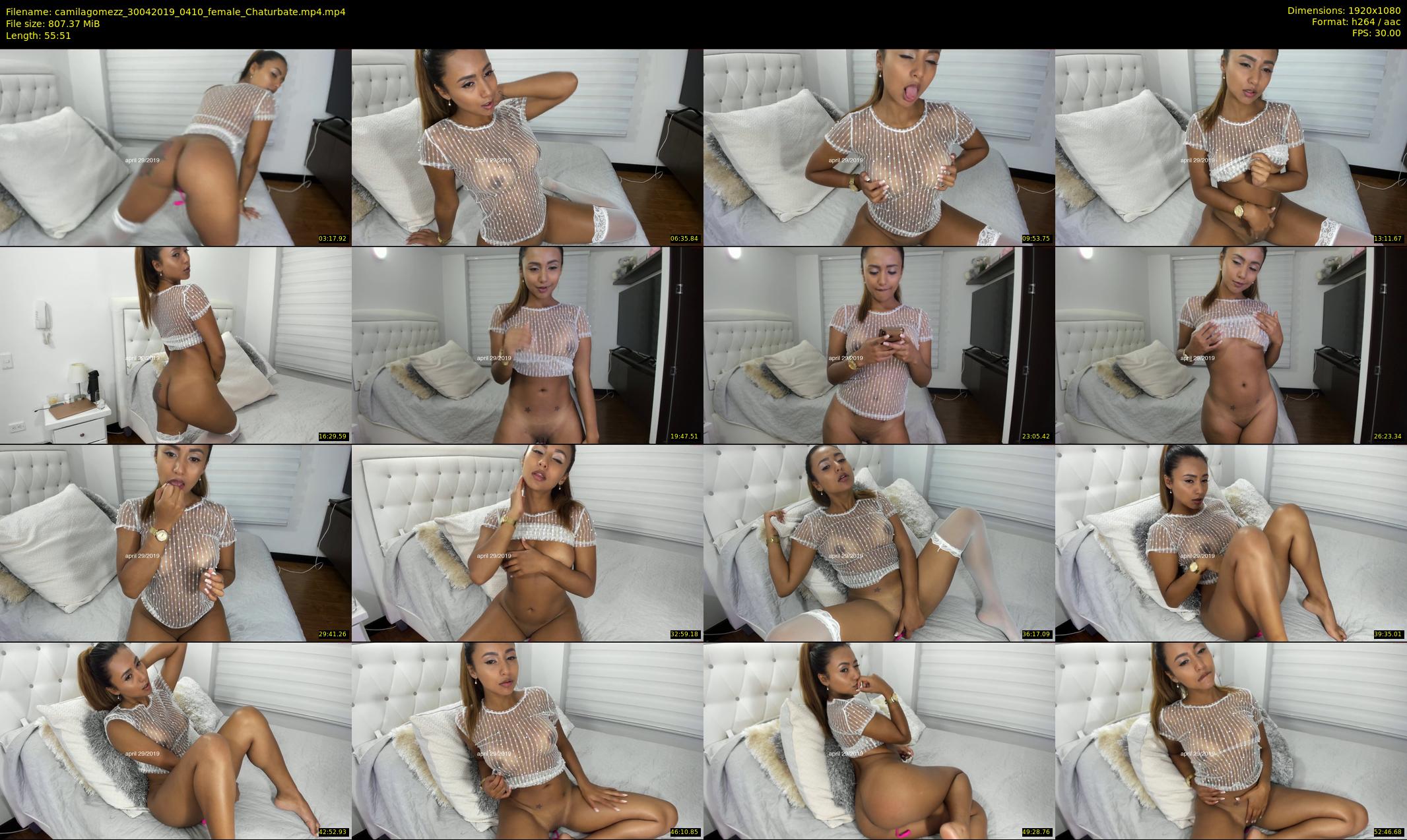 camilagomezz — 56 minute Chaturbate female cam show recording, 1080p, Apr 30, 2019