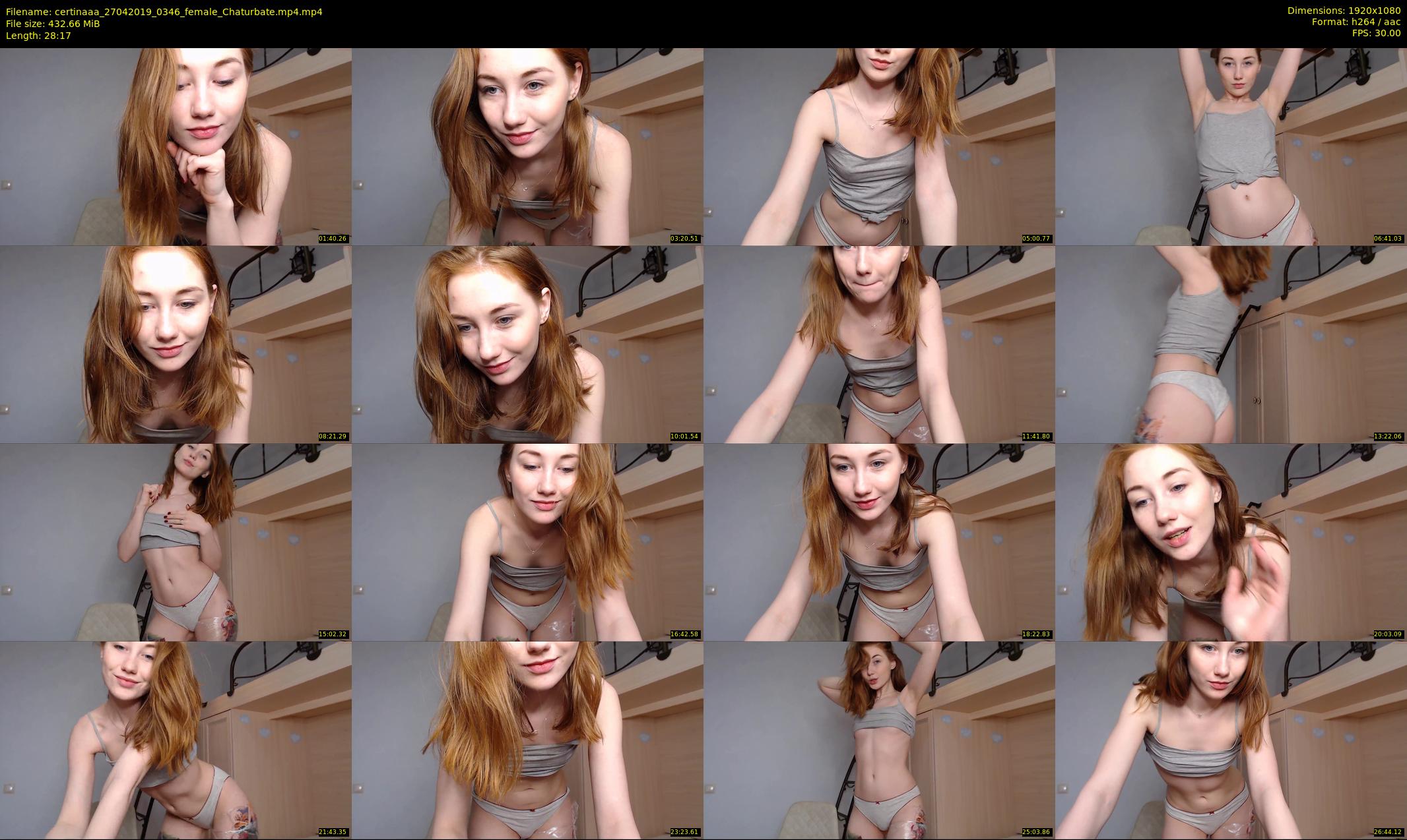 certinaaa — 29 minute Chaturbate female cam show recording, 1080p, Apr 27, 2019