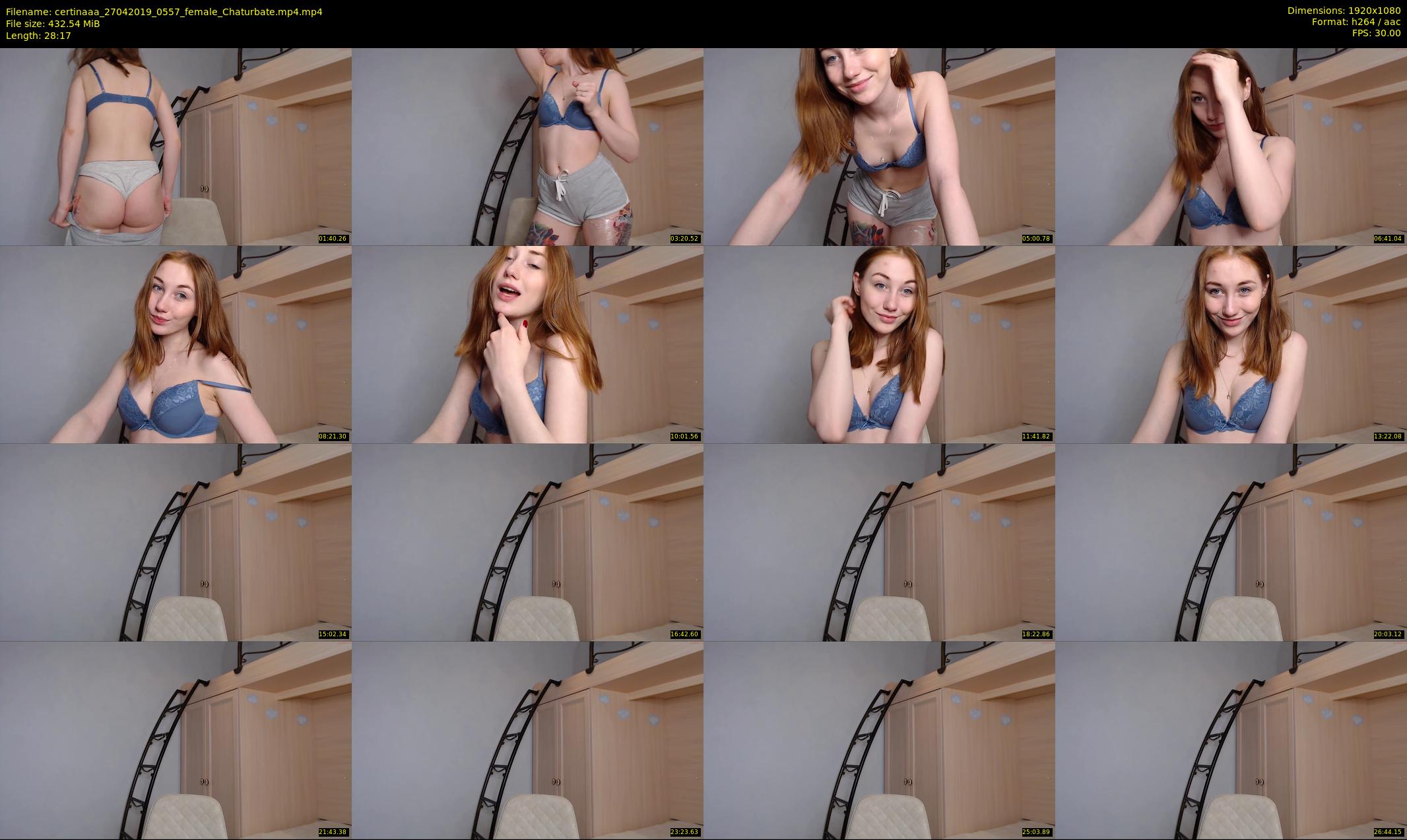 certinaaa — 29 minute Chaturbate female cam show recording, 1080p, Apr 27, 2019