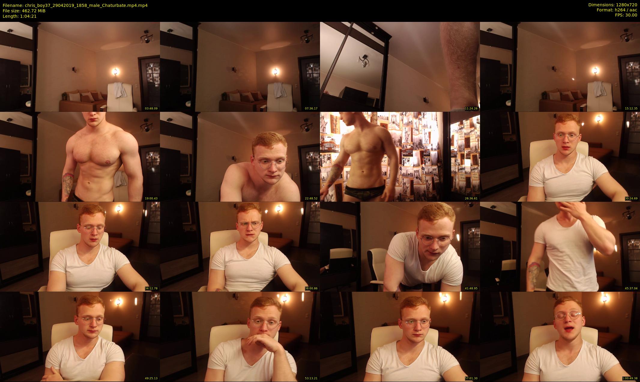 chris_boy37 — 65 minute Chaturbate male cam show recording, 720p, Apr 29, 2019