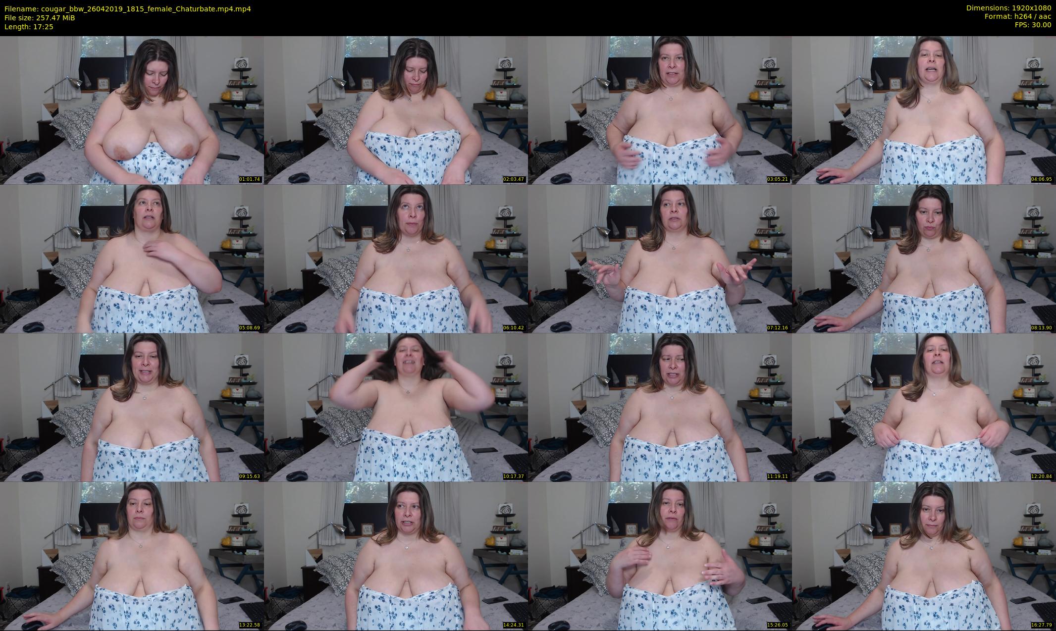 cougar_bbw — 18 minute Chaturbate female cam show recording, 1080p, Apr 26, 2019
