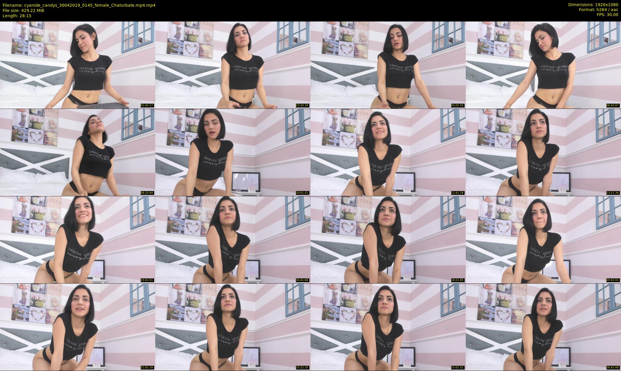 cyanide_candys — 29 minute Chaturbate female cam show recording, 1080p, Apr 30, 2019