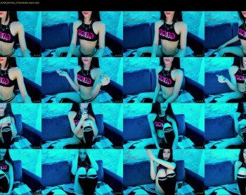 daaark_angel — 5 minute Chaturbate female cam show recording, 720p, Apr 30, 2019