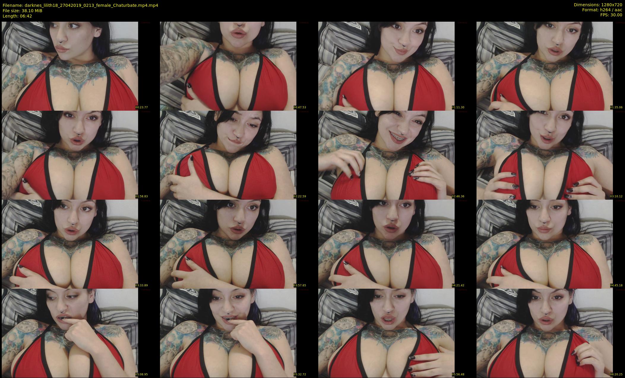 darknes_lilith18 — 7 minute Chaturbate female cam show recording, 720p, Apr 27, 2019