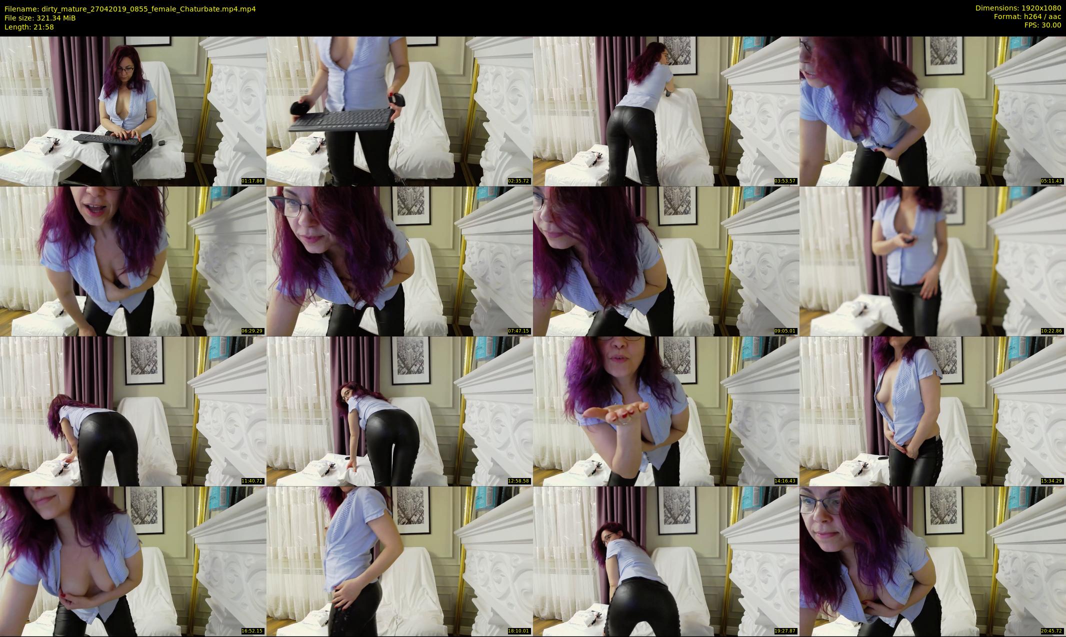 dirty_mature — 22 minute Chaturbate female cam show recording, 1080p, Apr 27, 2019