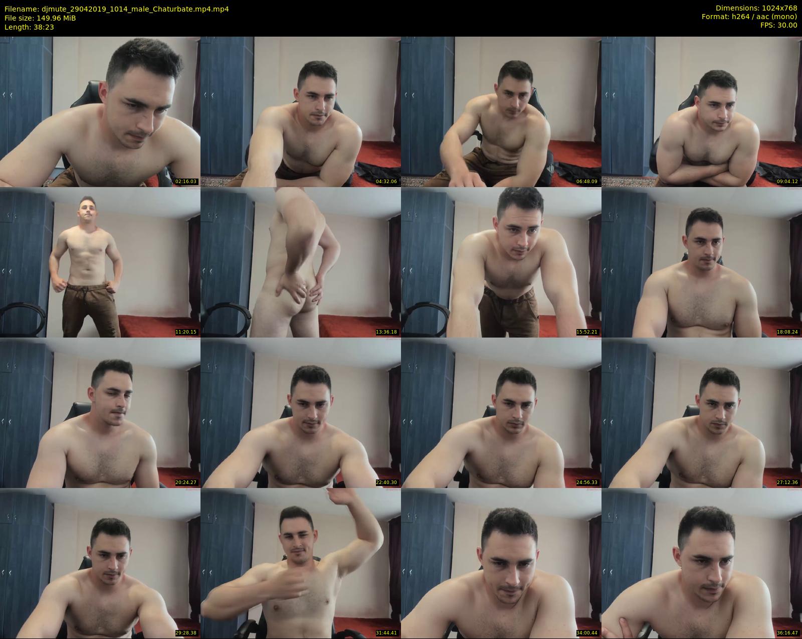 djmute — 39 minute Chaturbate male cam show recording, 720p, Apr 29, 2019