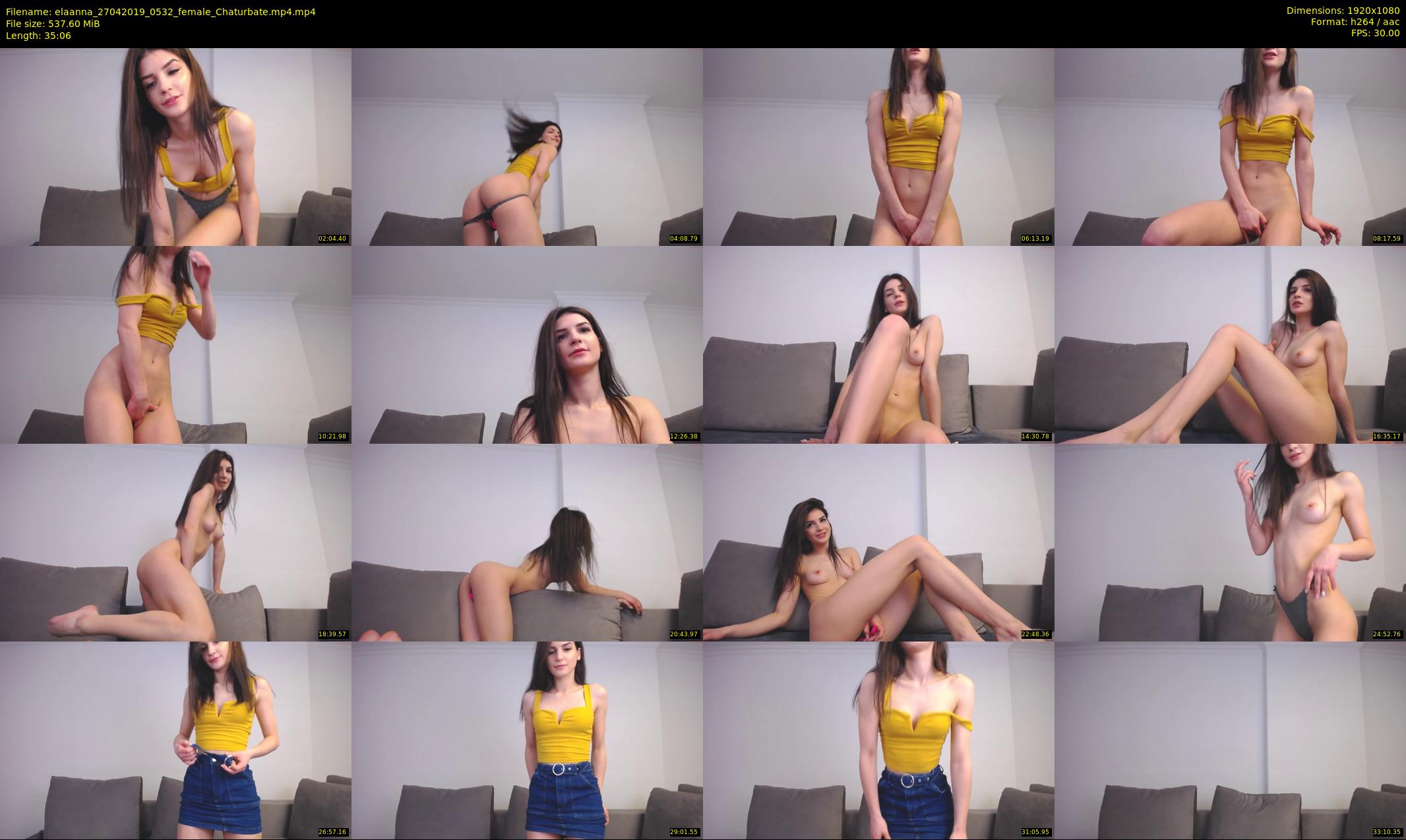 elaanna — 36 minute Chaturbate female cam show recording, 1080p, Apr 27, 2019