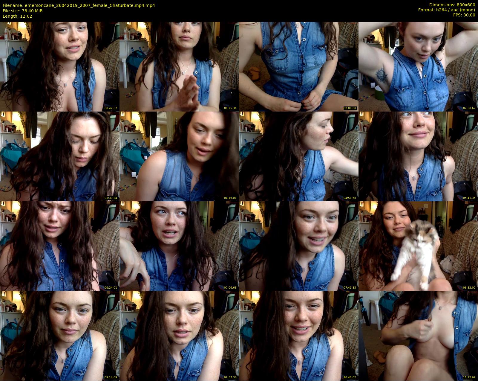 emersoncane — 13 minute Chaturbate female cam show recording, 480p, Apr 26, 2019