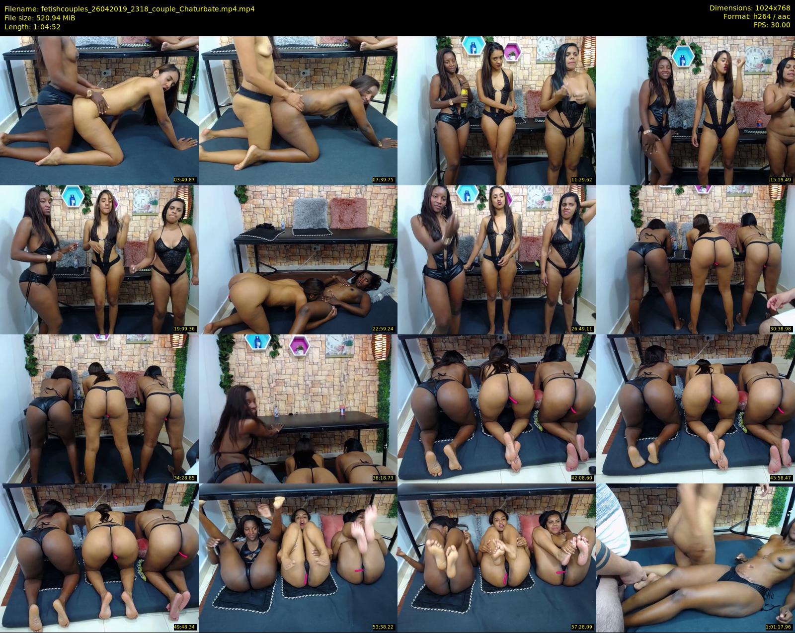 fetishcouples — 65 minute Chaturbate couple cam show recording, 720p, Apr 26, 2019