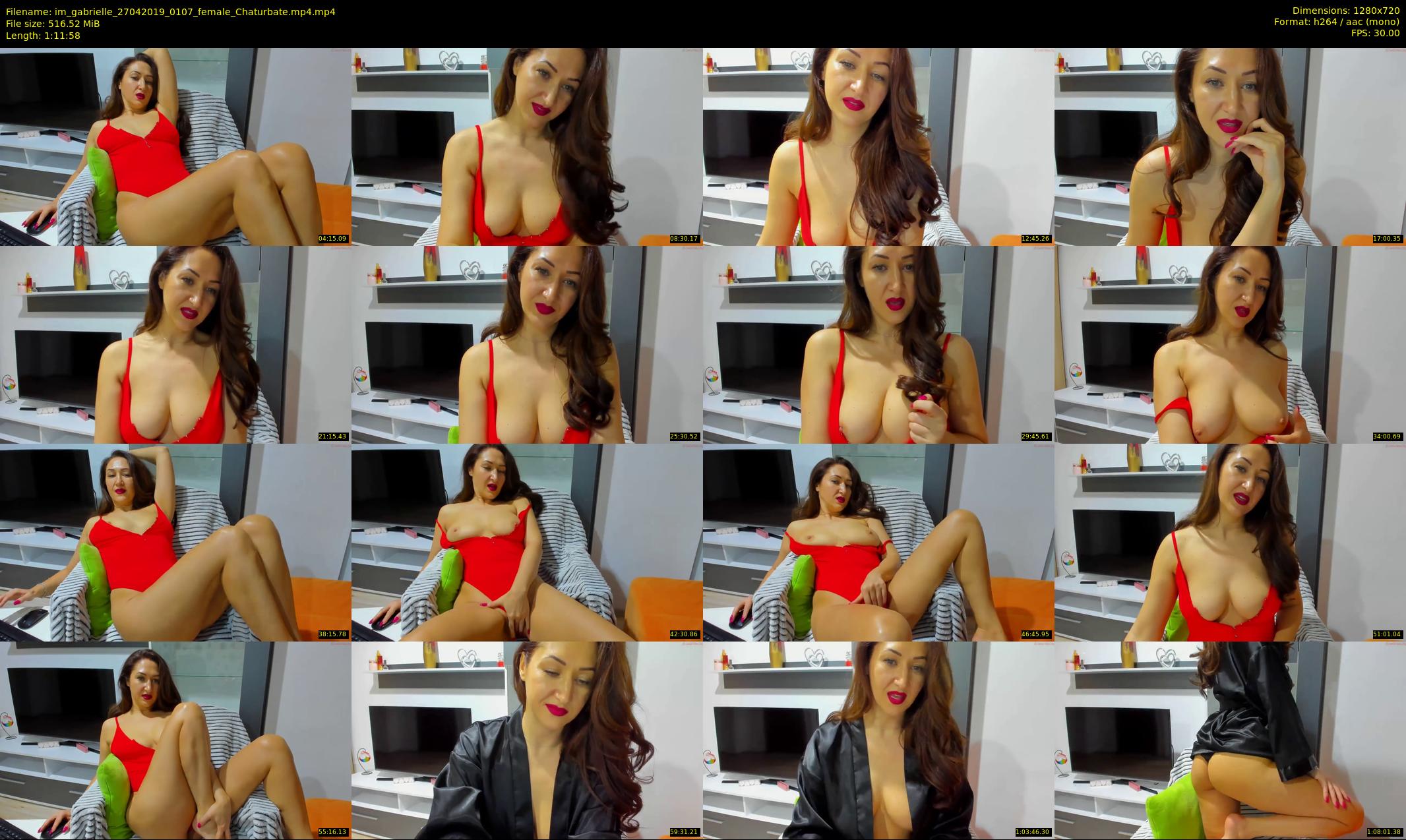 im_gabrielle — 72 minute Chaturbate female cam show recording, 720p, Apr 27, 2019