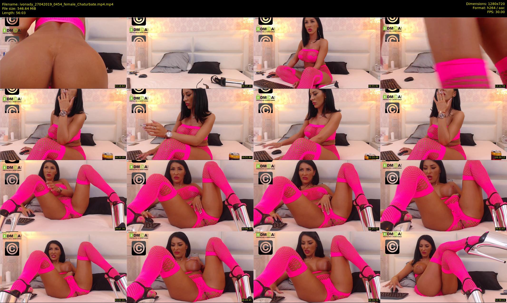 ivonady — 57 minute Chaturbate female cam show recording, 720p, Apr 27, 2019
