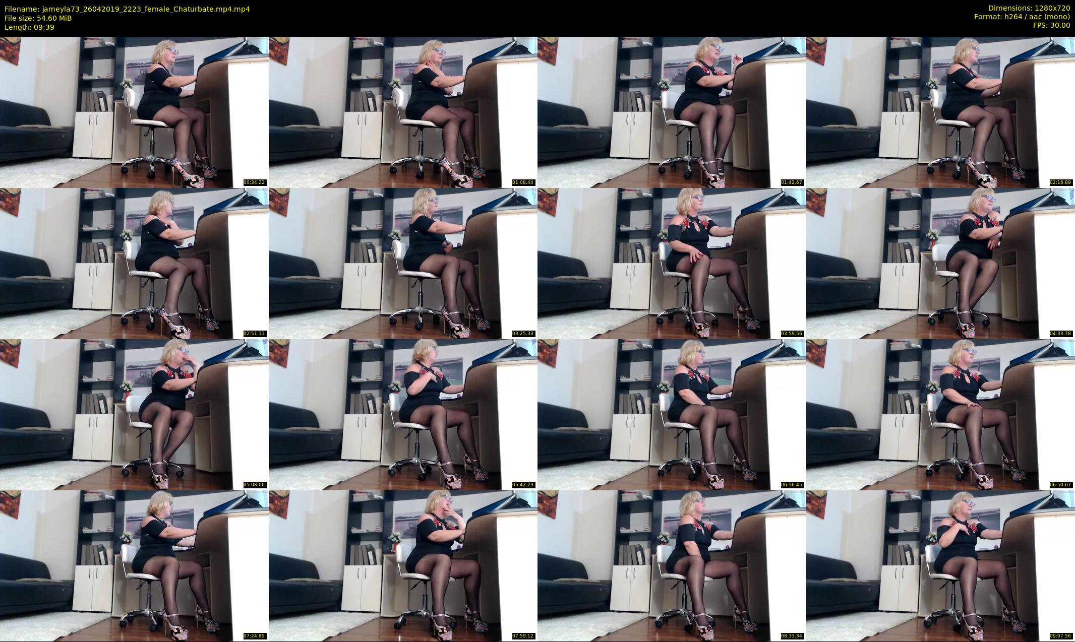 jameyla73 — 10 minute Chaturbate female cam show recording, 720p, Apr 26, 2019