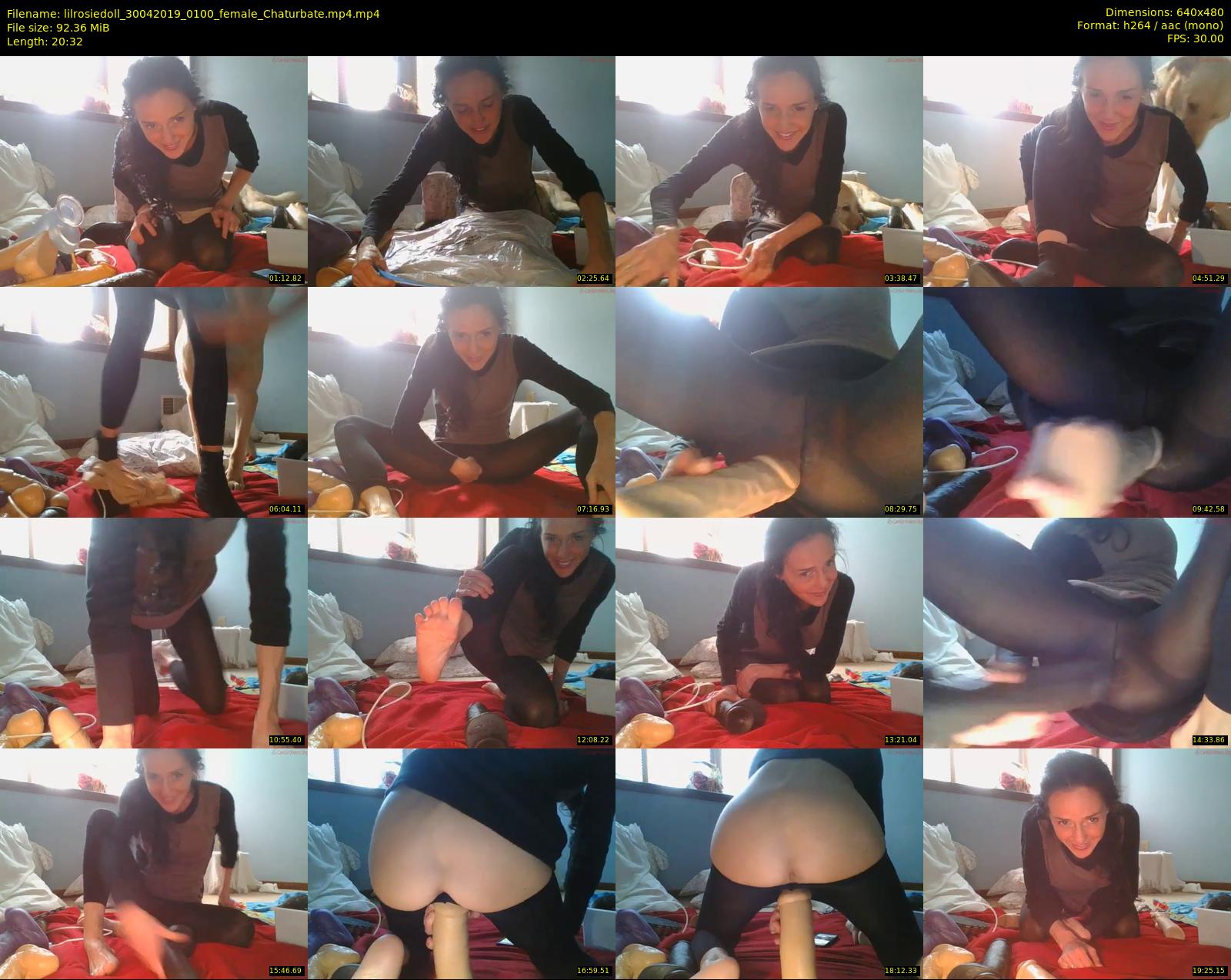 lilrosiedoll — 21 minute Chaturbate female cam show recording, 480p, Apr 30, 2019