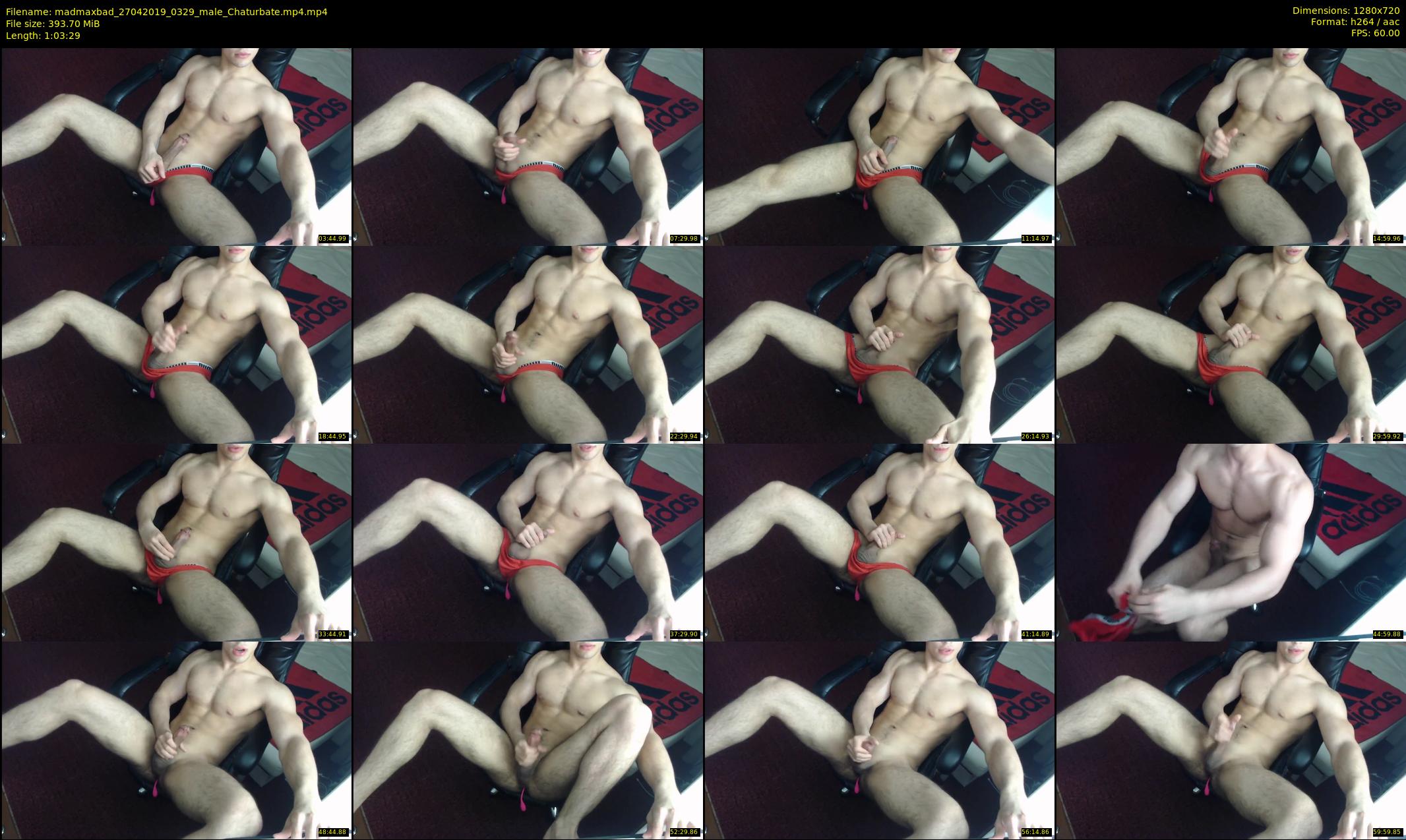madmaxbad — 64 minute Chaturbate male cam show recording, 720p, Apr 27, 2019