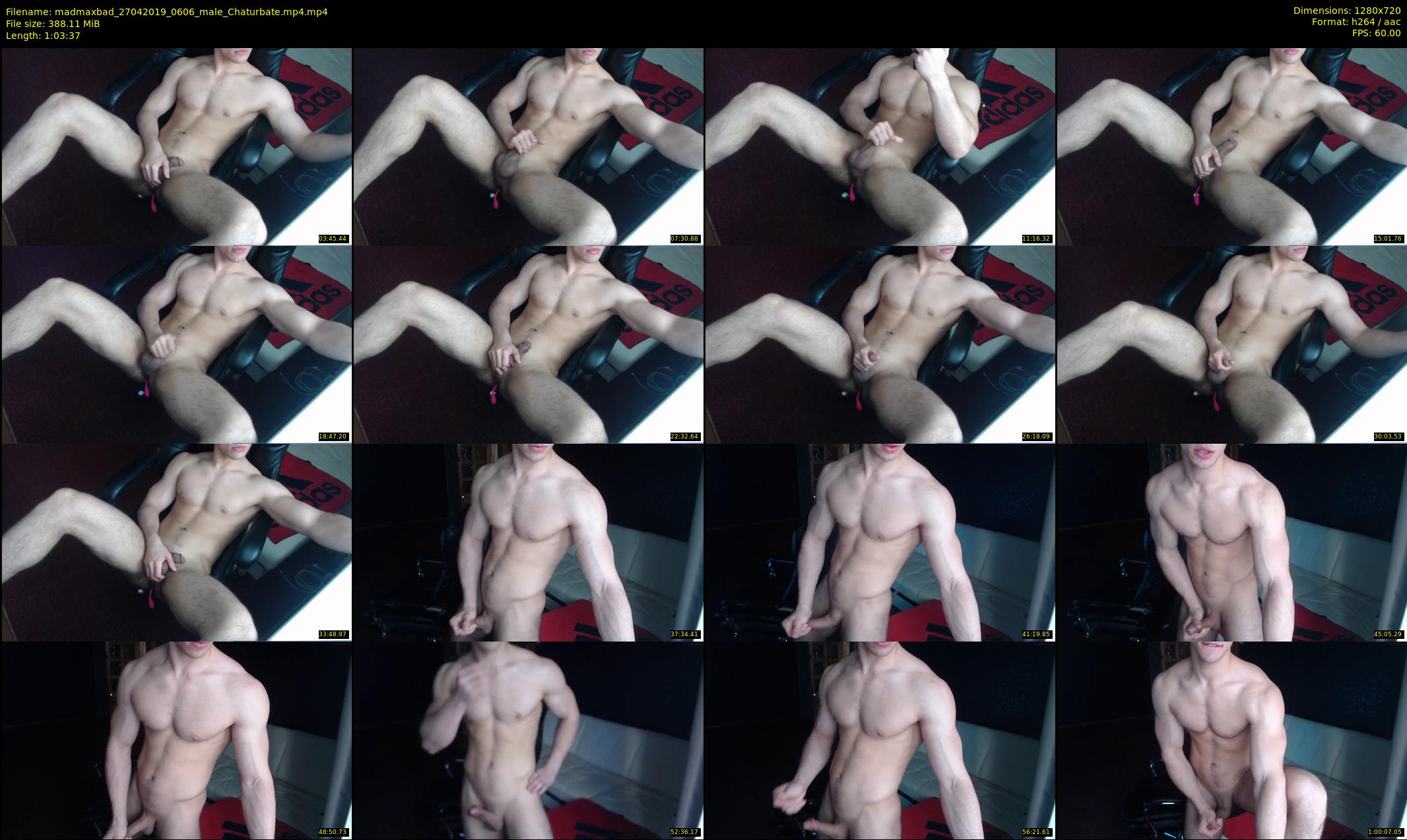 madmaxbad — 64 minute Chaturbate male cam show recording, 720p, Apr 27, 2019